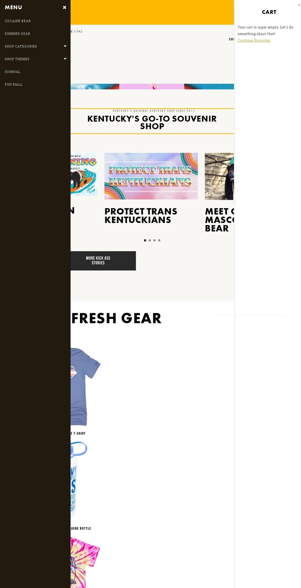 kyforky.com shopify website screenshot