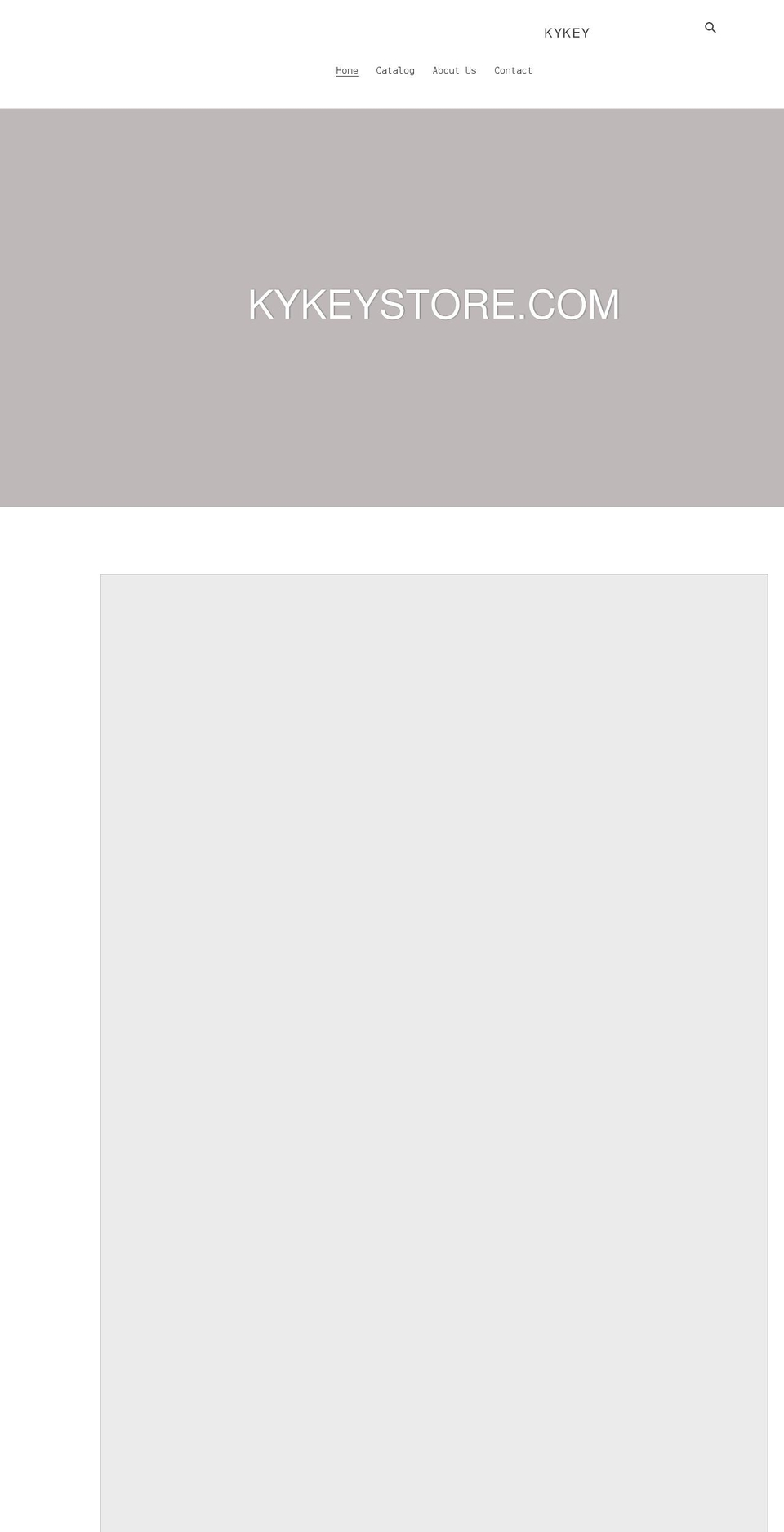 kykeystore.com shopify website screenshot