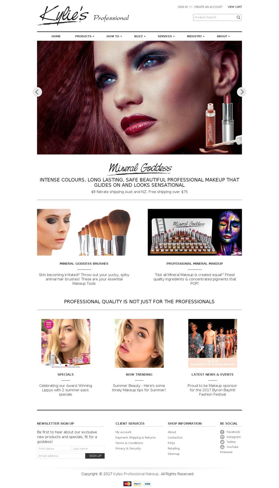 Kylies-v1 Shopify theme site example kyliesprofessional.com