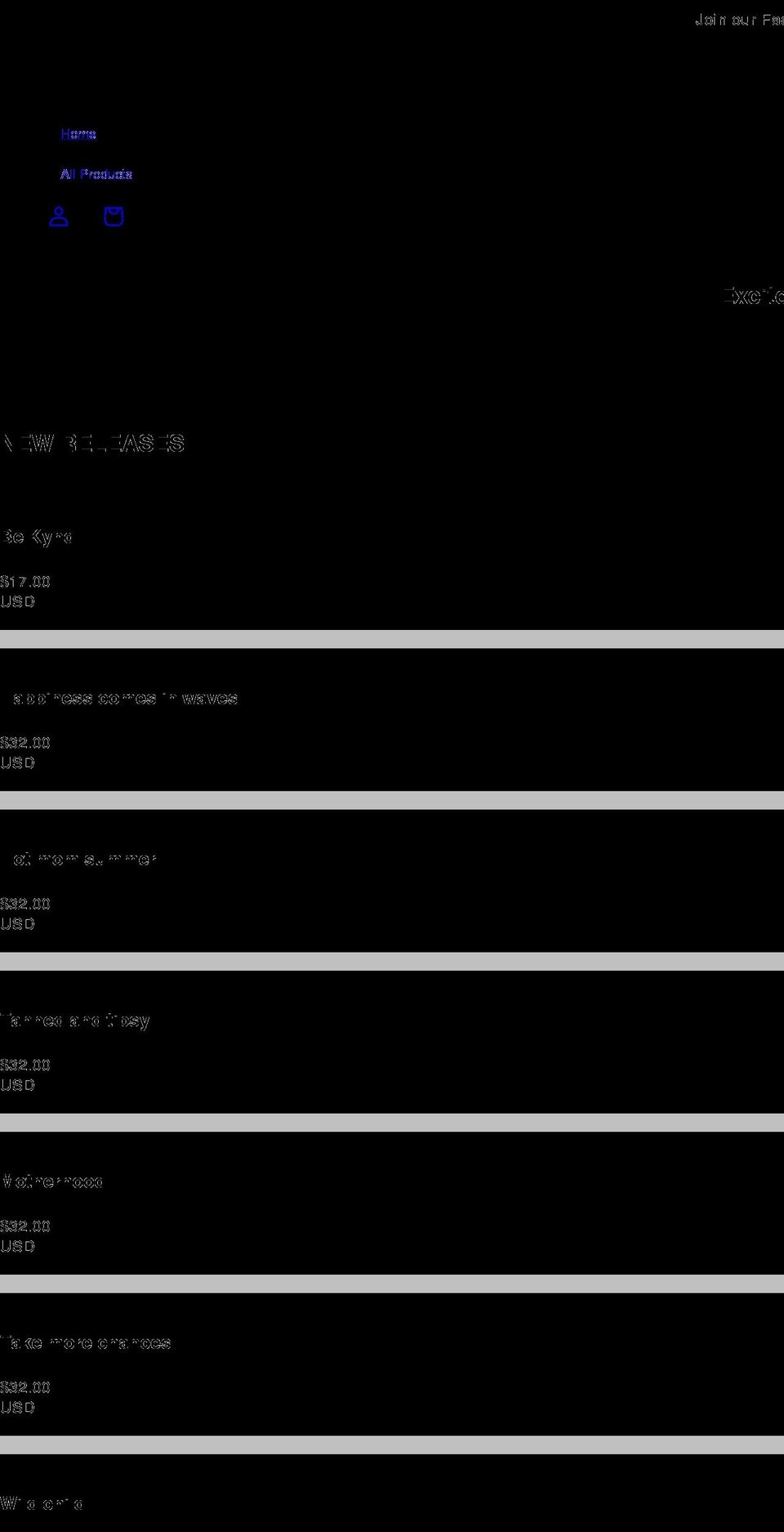 kynddesigns.com shopify website screenshot