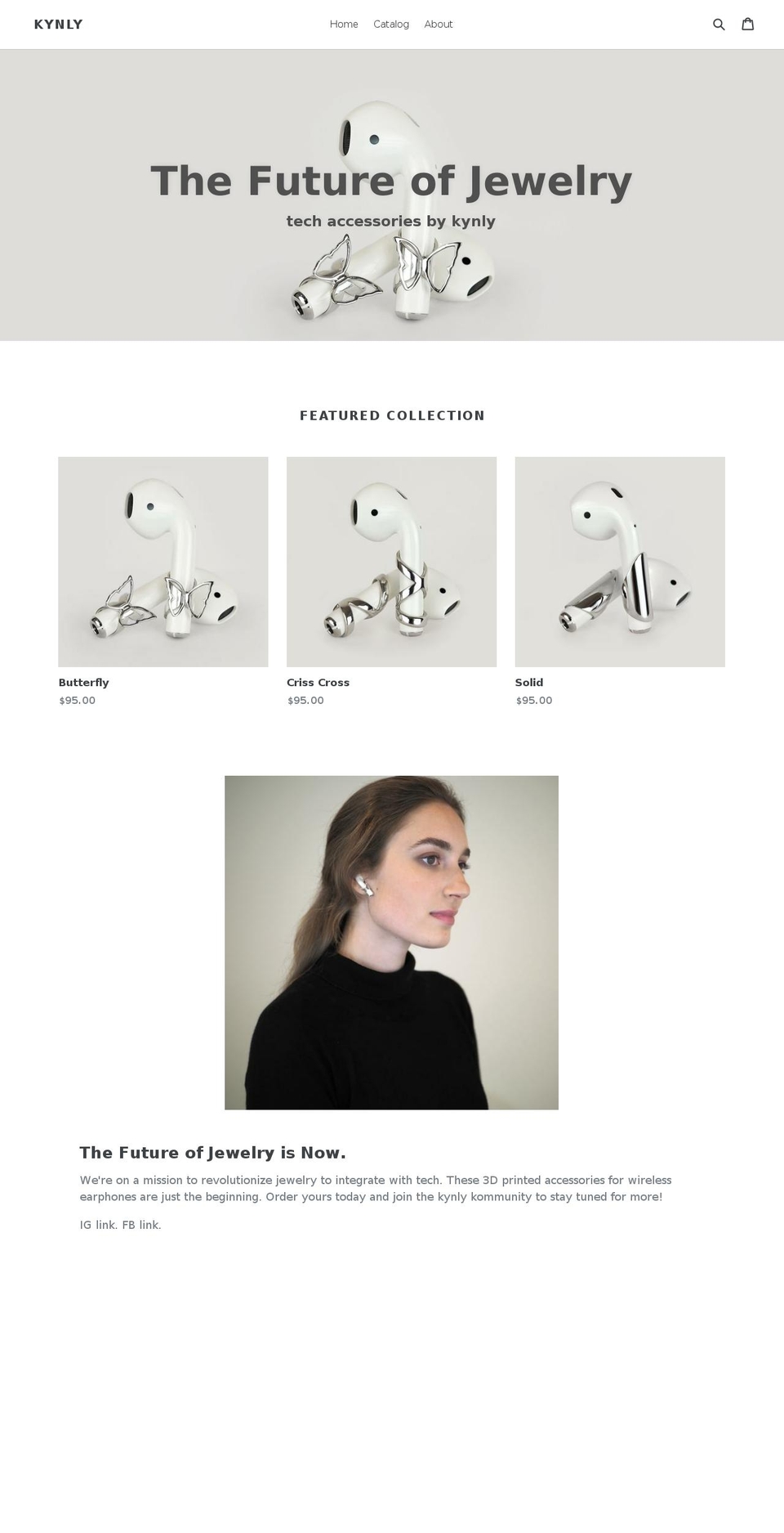kynly.com — Shopify storefront screenshot