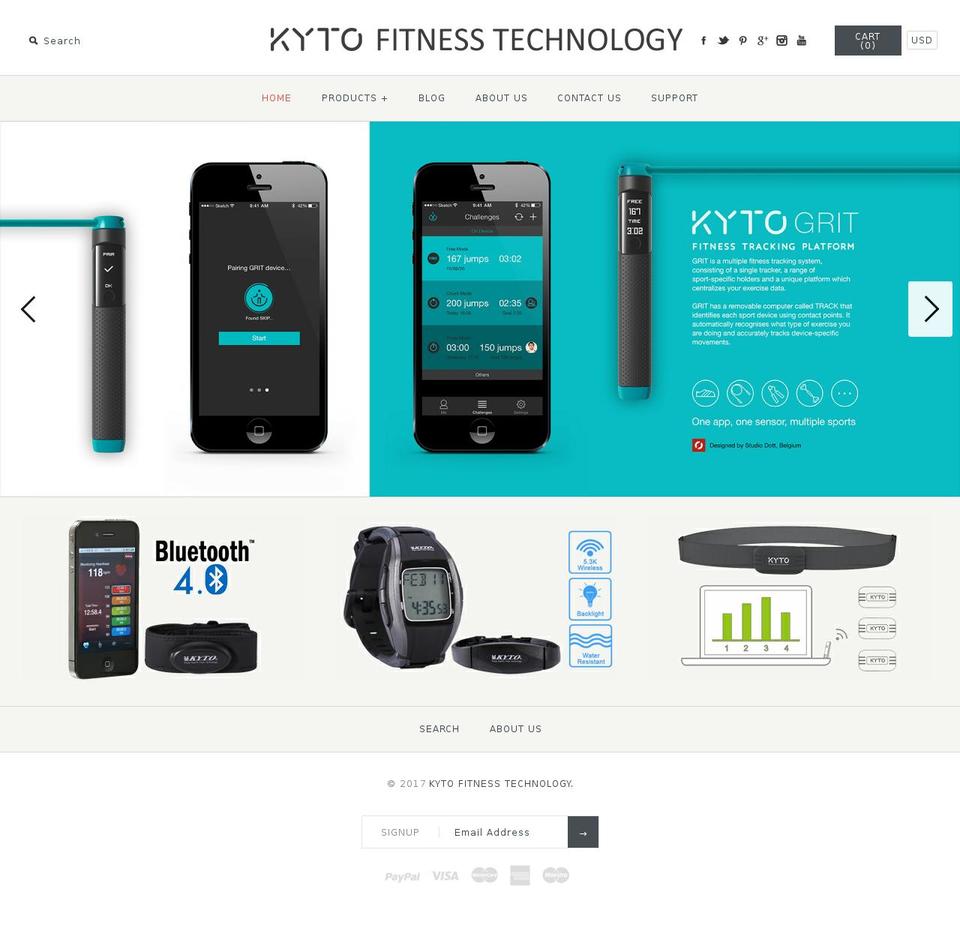 kytofitness.com shopify website screenshot