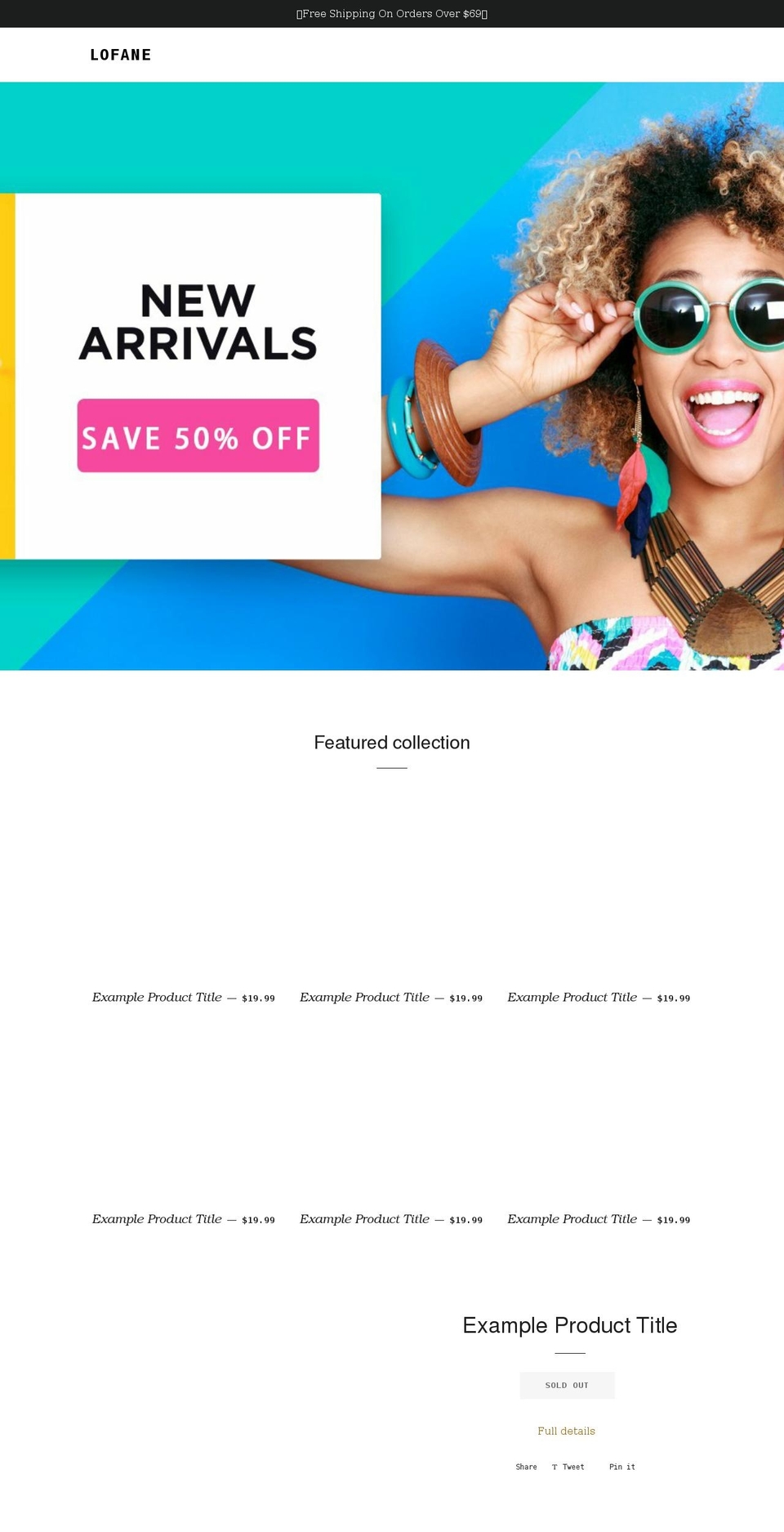 l-anfeng.myshopify.com shopify website screenshot