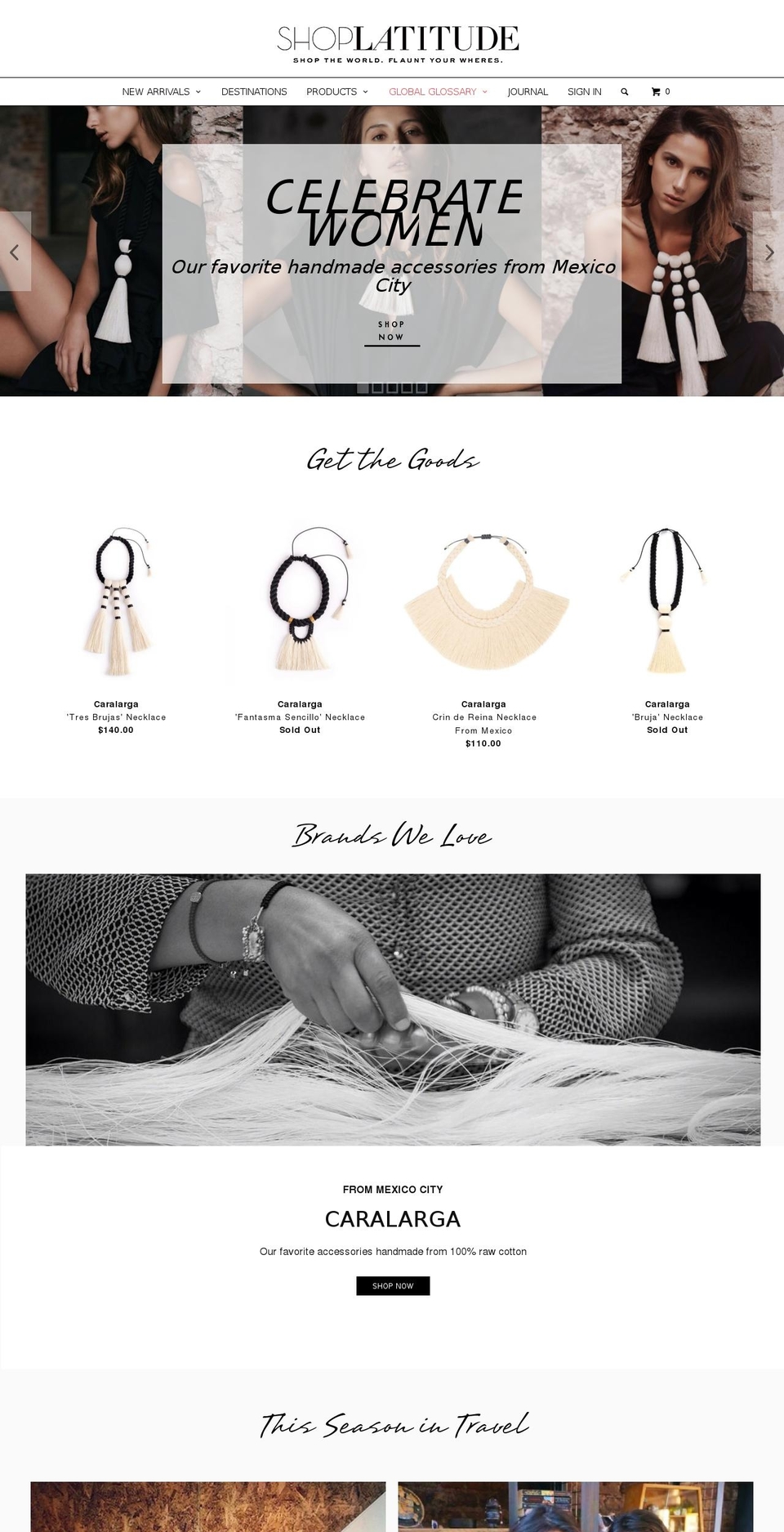 WIP Shopify new homepage from nick Shopify theme site example l-atitude.com