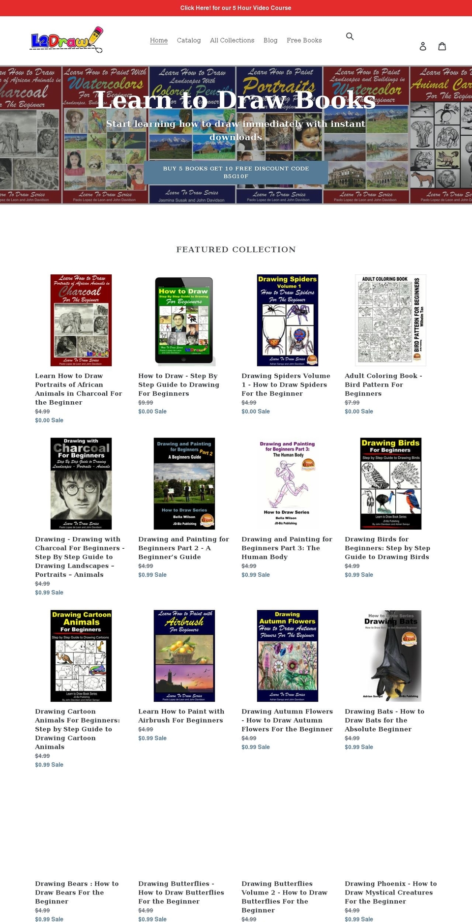 l2draw.com shopify website screenshot