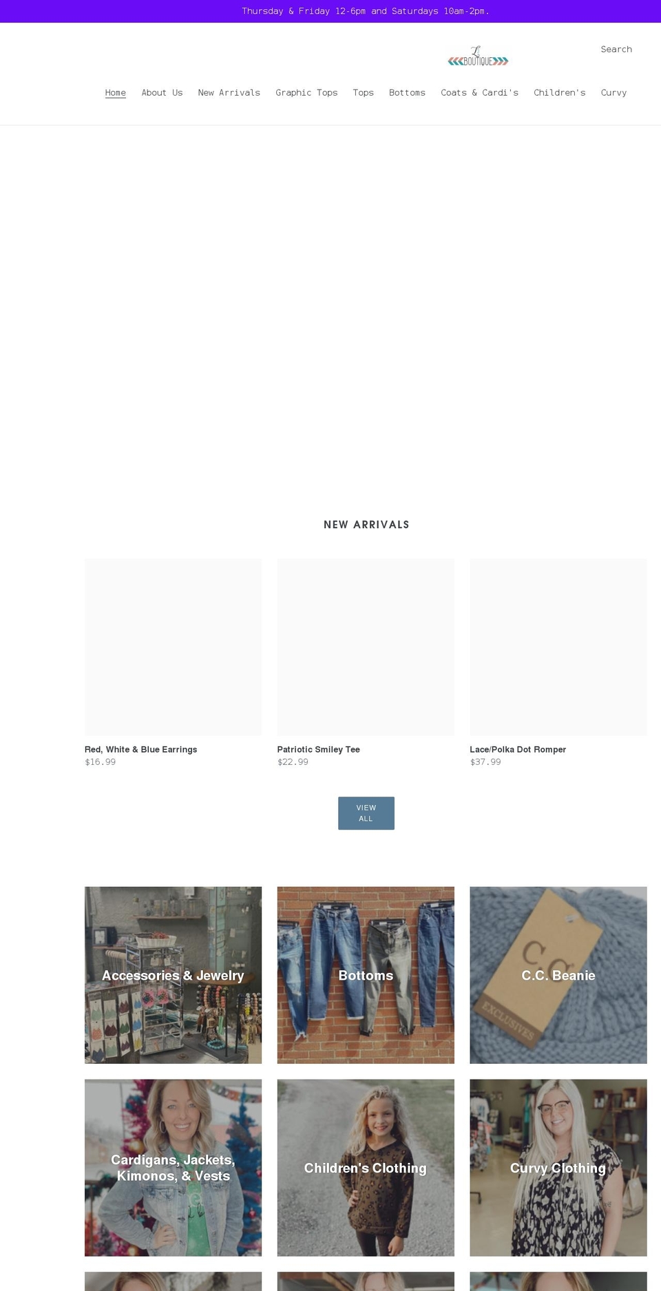 l3boutiquepville.com shopify website screenshot