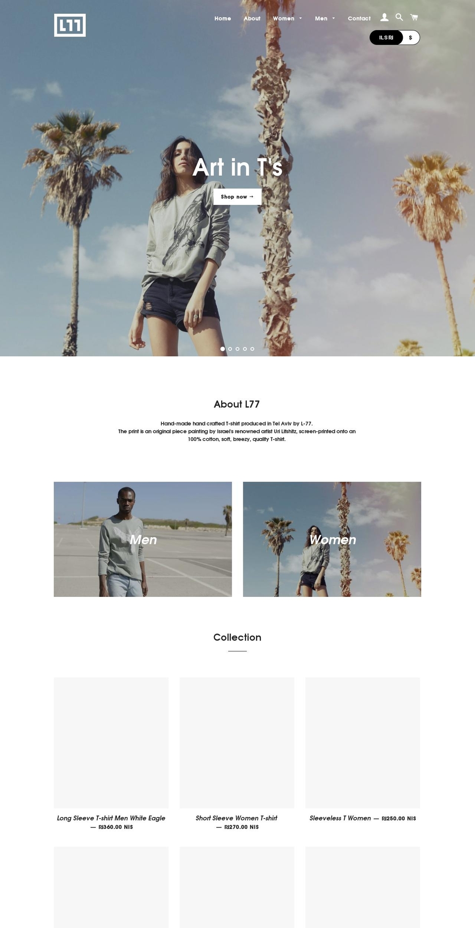 l77wear.com — Shopify storefront screenshot