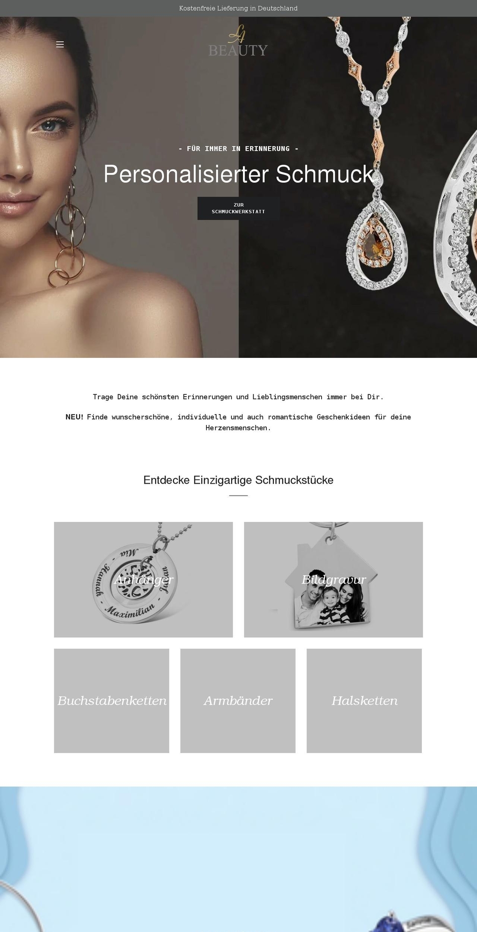 Theme export personalisierter-schmuck-sk-mysho Shopify theme site example la-beauty.de