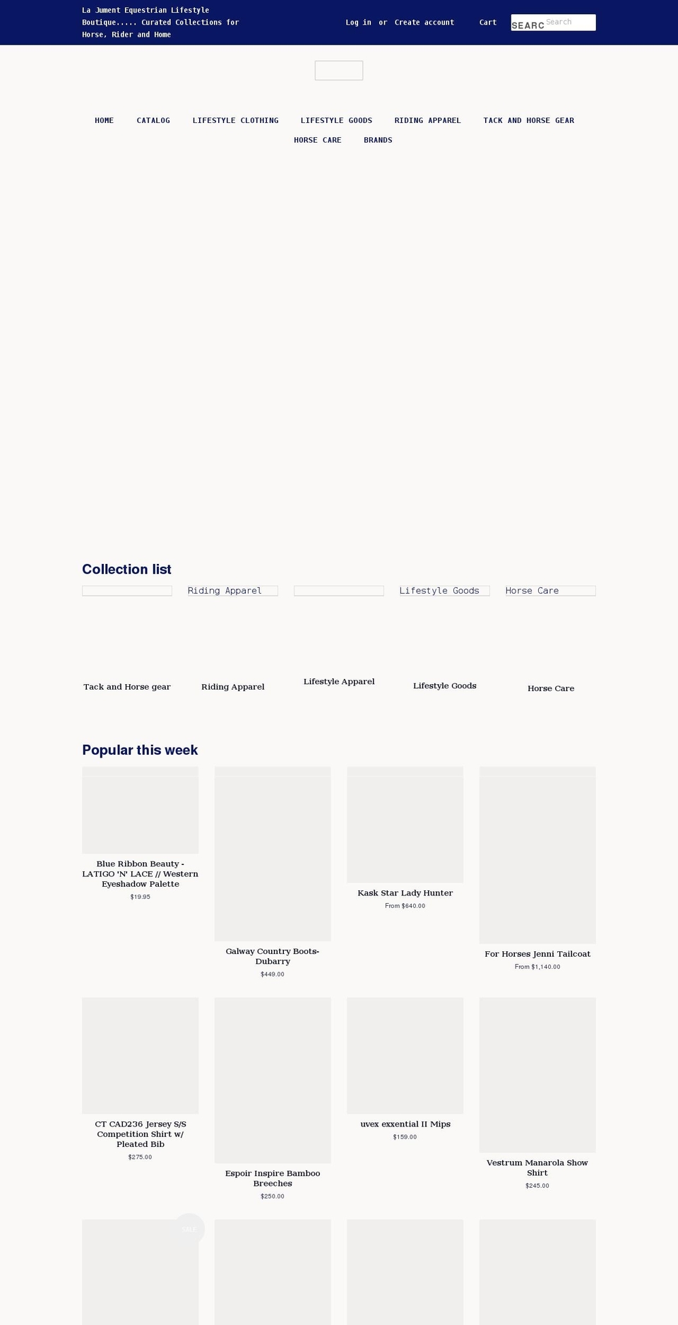 la-jument.com shopify website screenshot