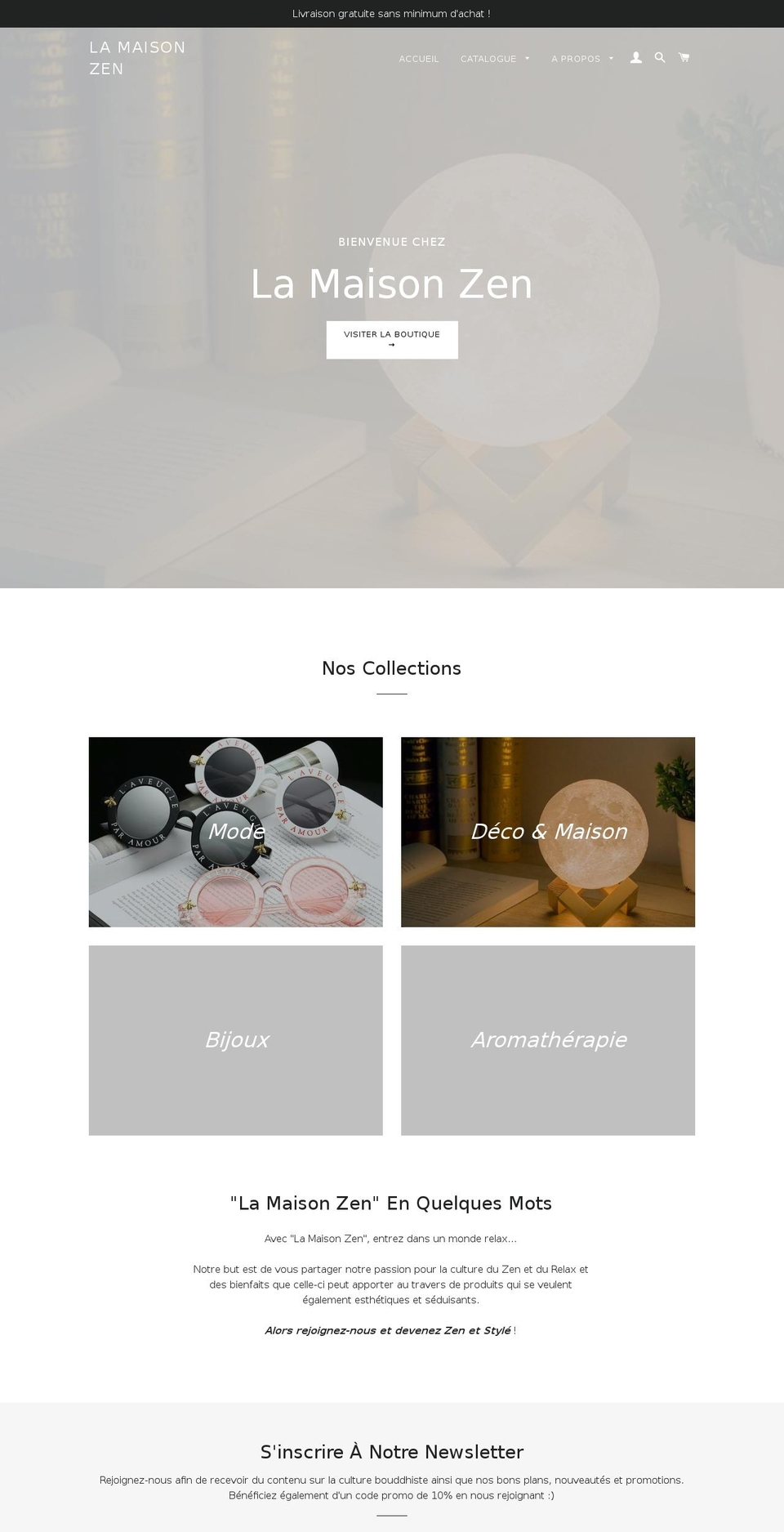 la-maison-zen.com — Shopify storefront screenshot