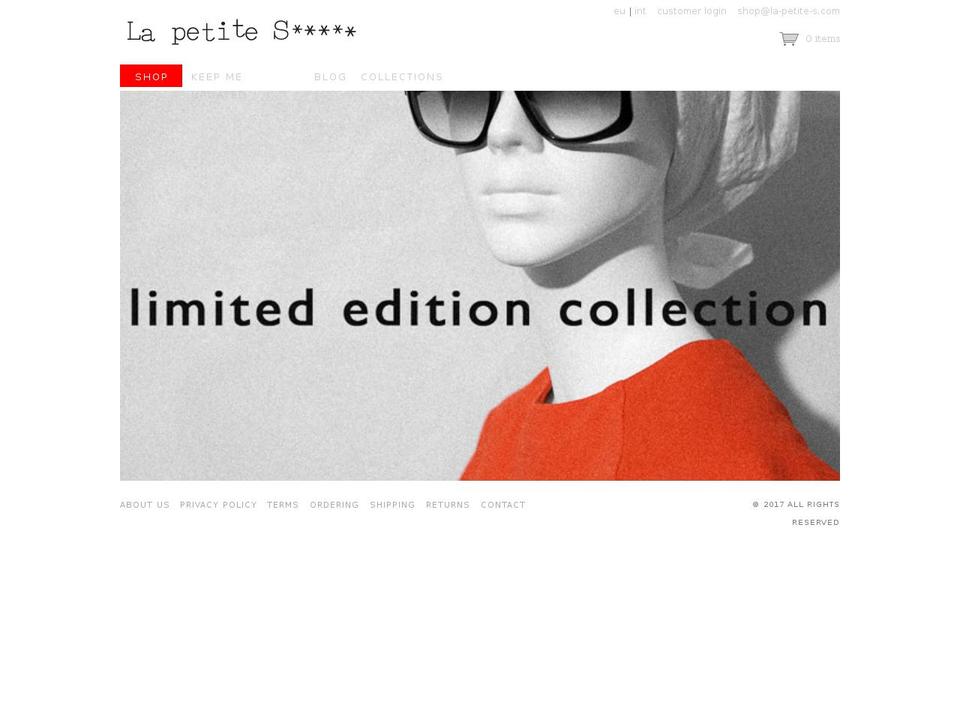 la-petite-s.com shopify website screenshot