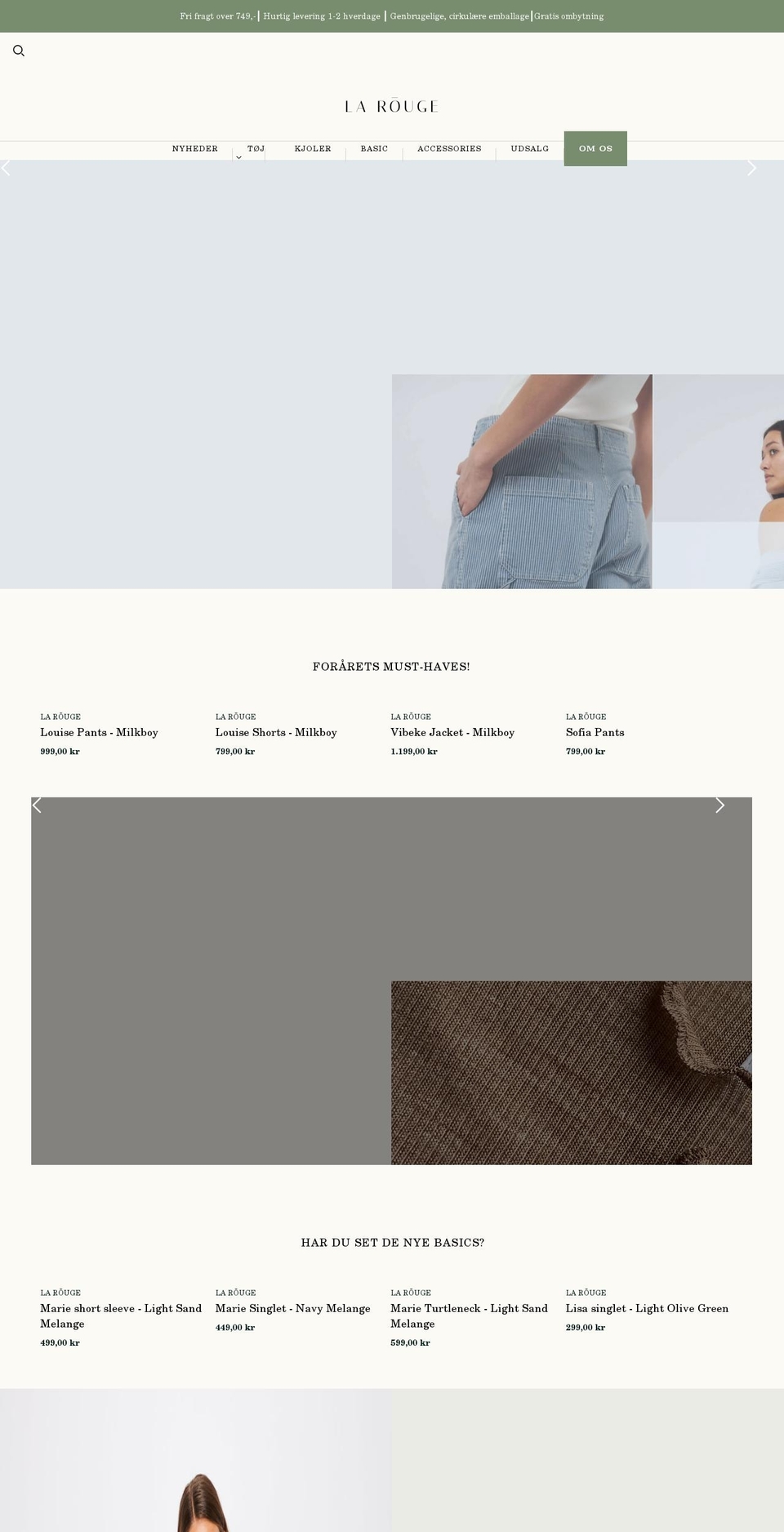 la-rouge.com shopify website screenshot