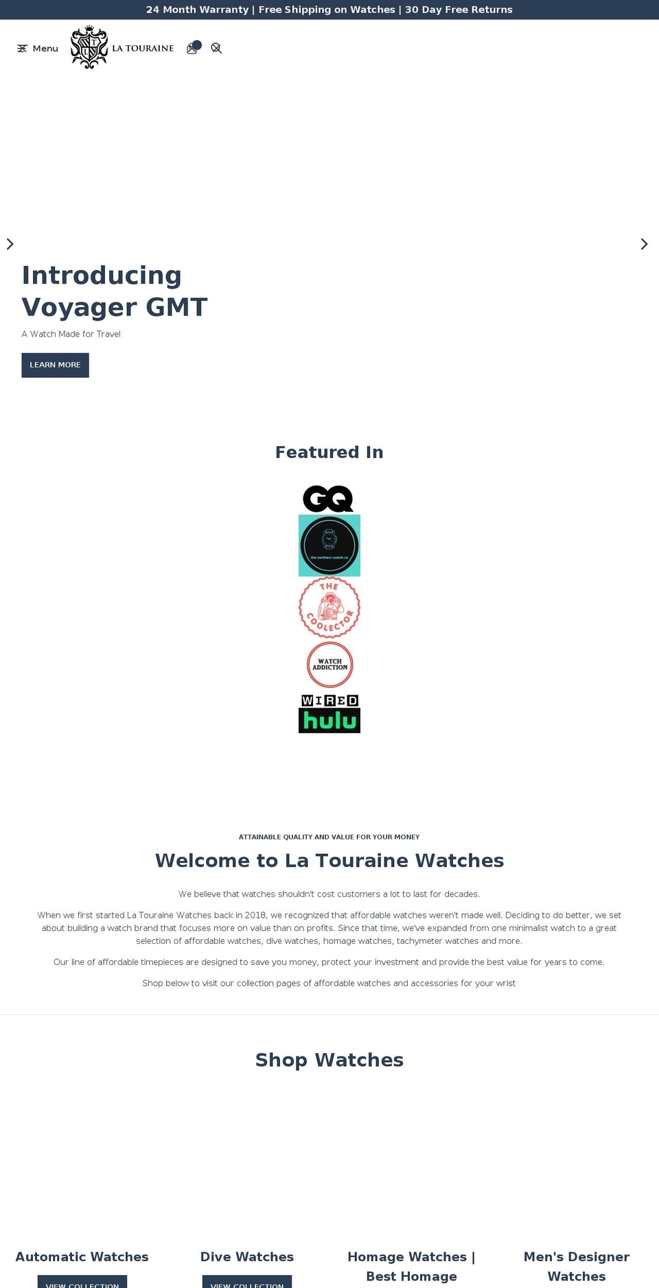 la-touraine.com shopify website screenshot