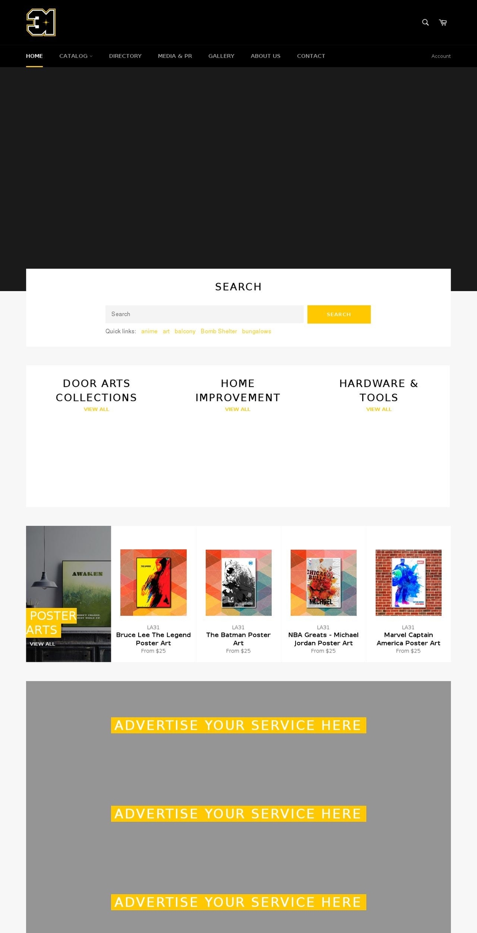 la31.store shopify website screenshot