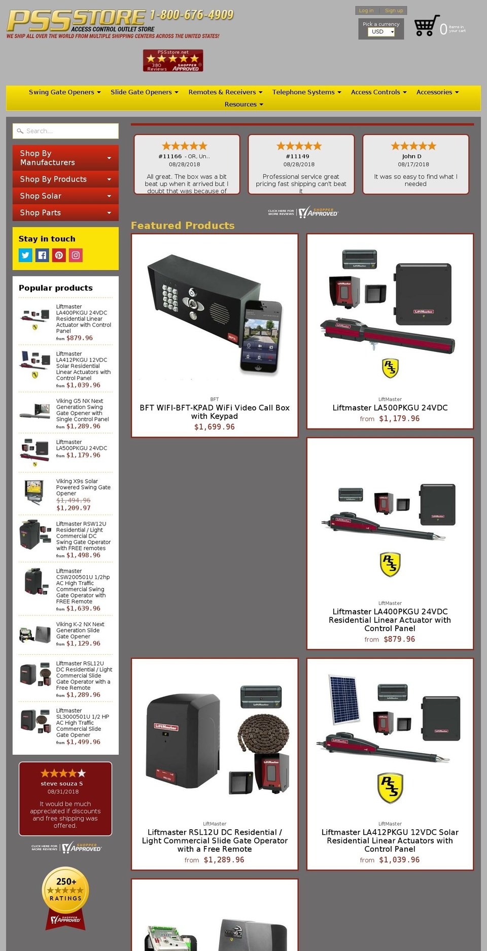 la500pkgu.com — Shopify storefront screenshot