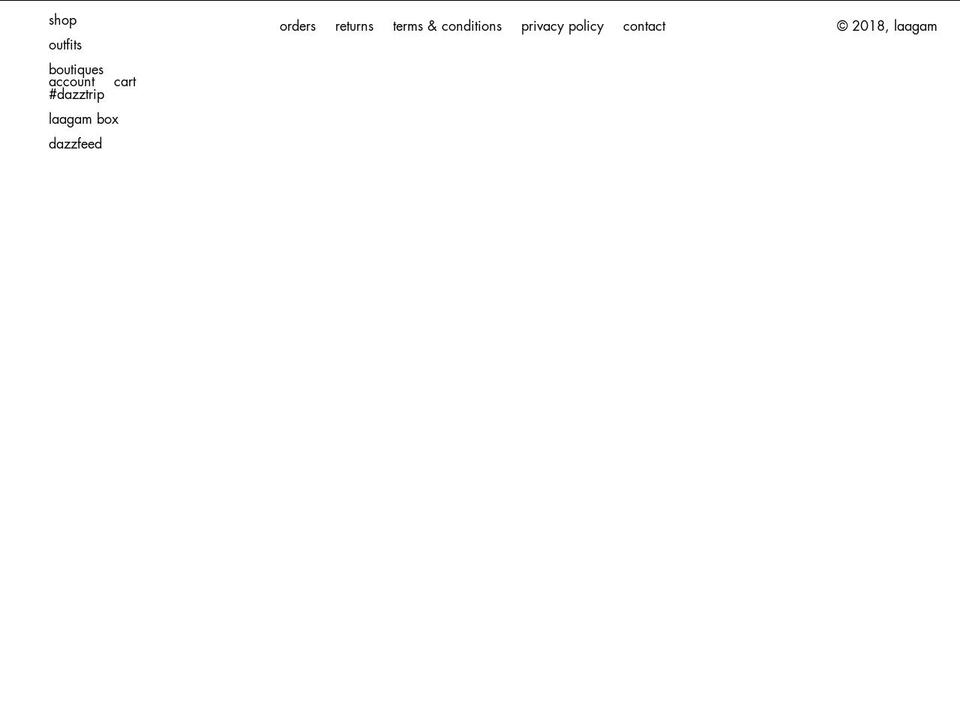 laagam.com shopify website screenshot