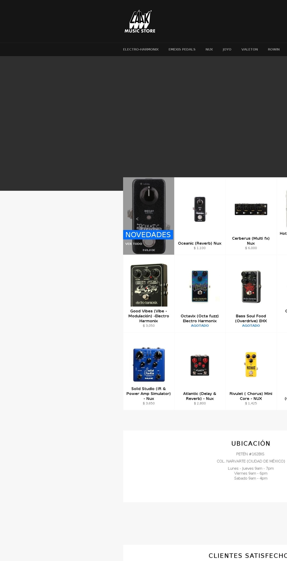 laakmusicstore.com shopify website screenshot