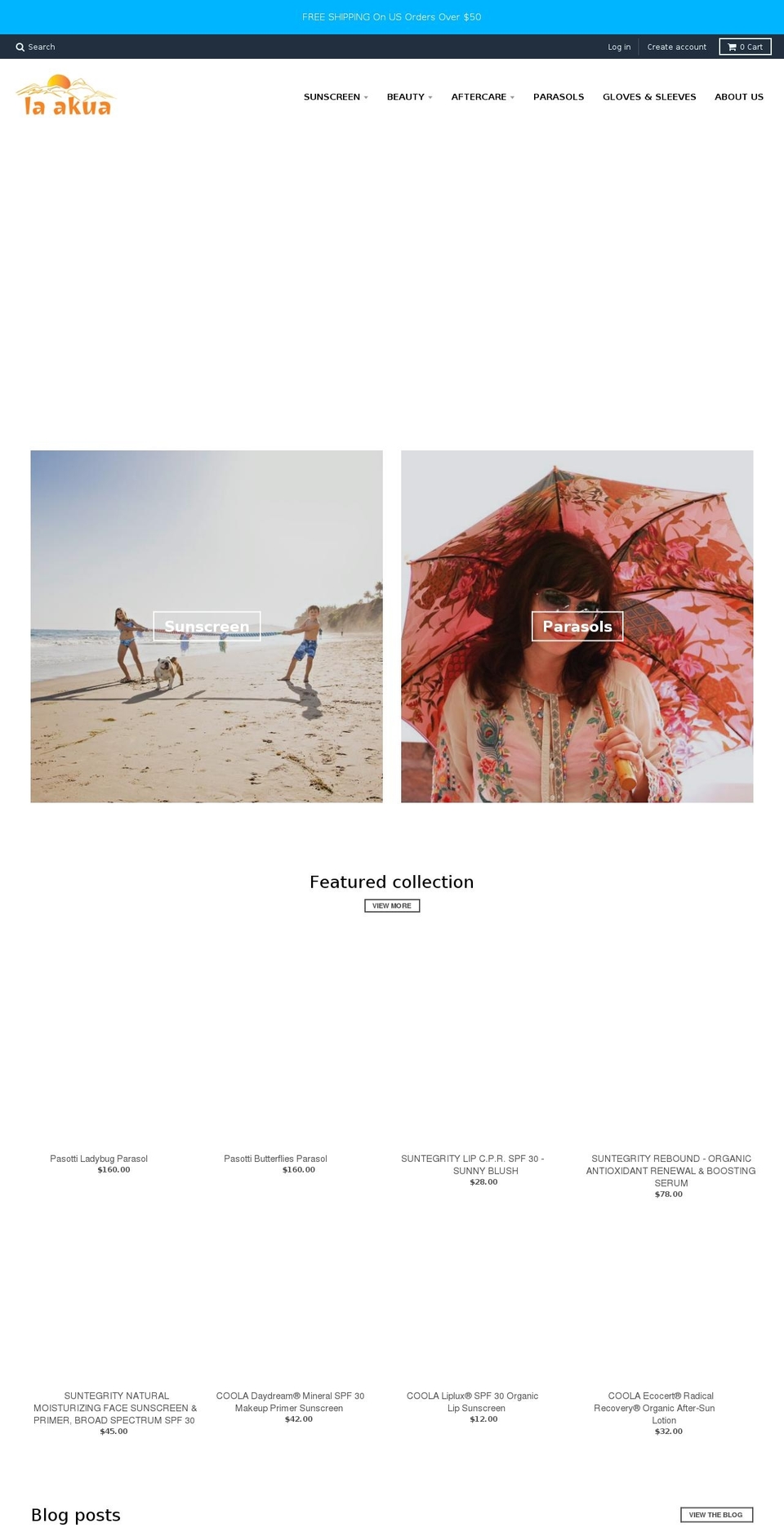 laakua.com — Shopify storefront screenshot