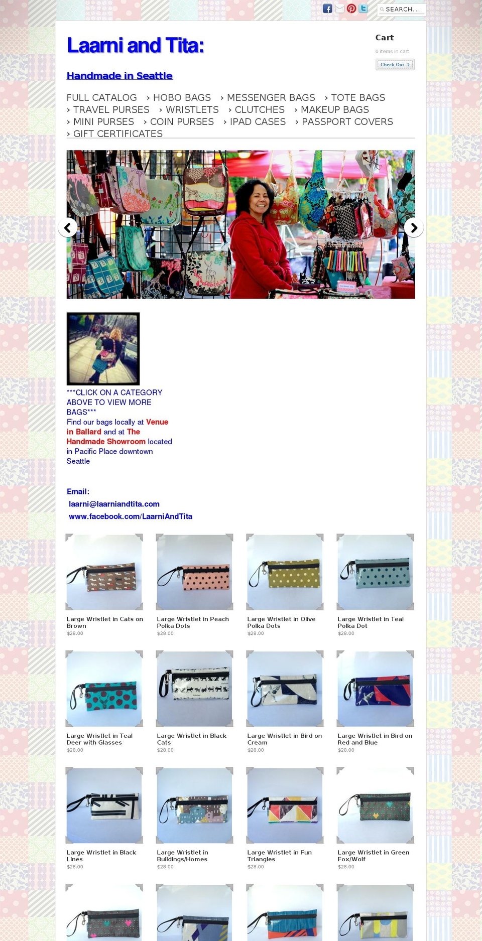 laarniandtita.com shopify website screenshot