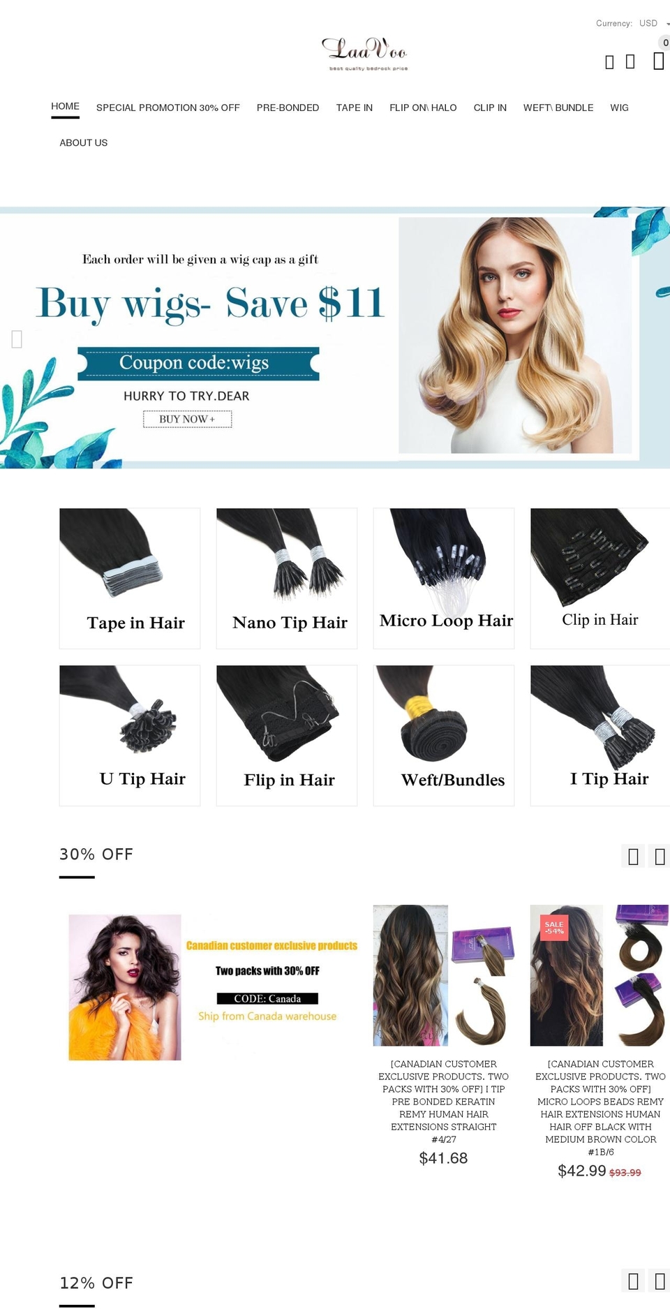 laavoo.net shopify website screenshot