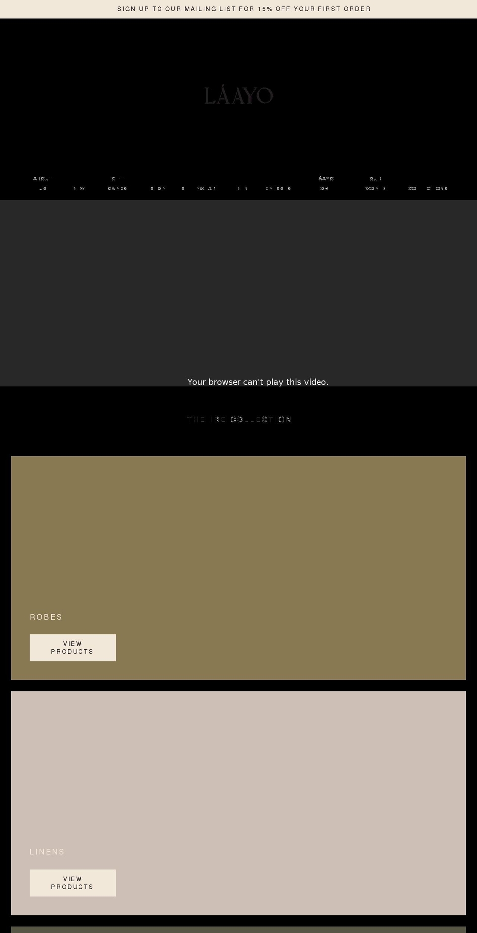 laayo.co.uk shopify website screenshot