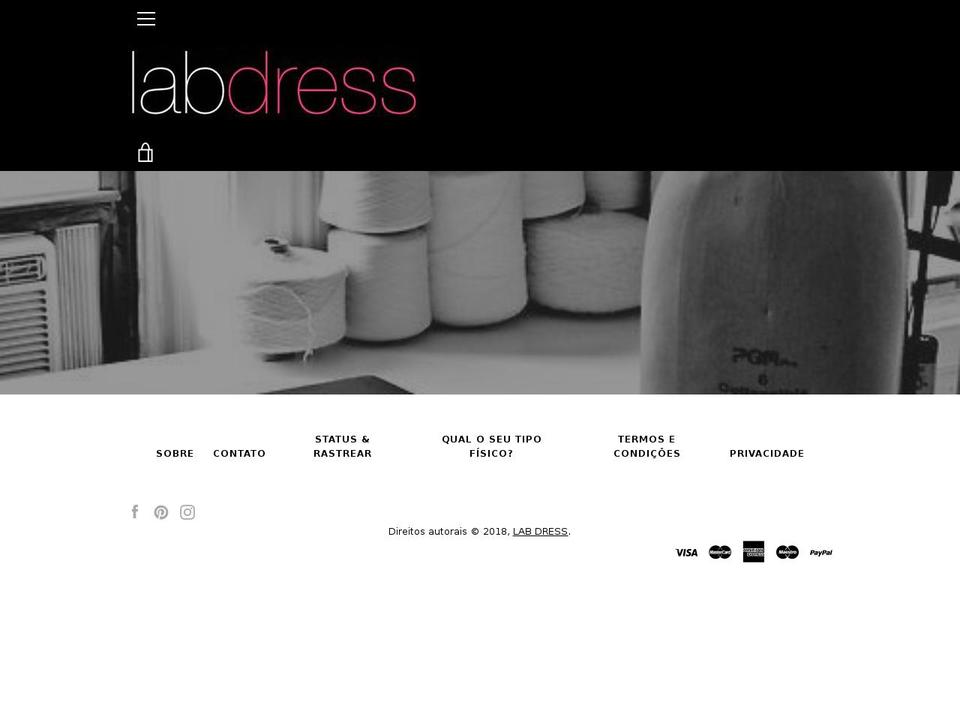 lab.clothing shopify website screenshot