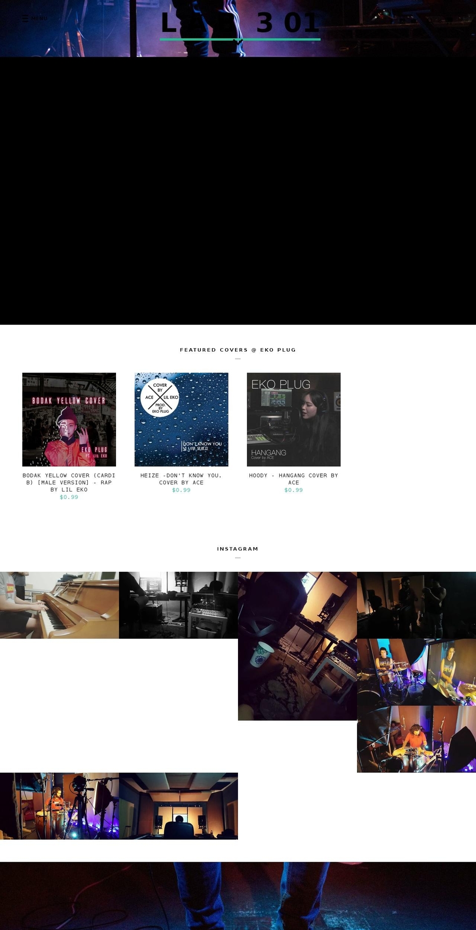 lab301.org shopify website screenshot