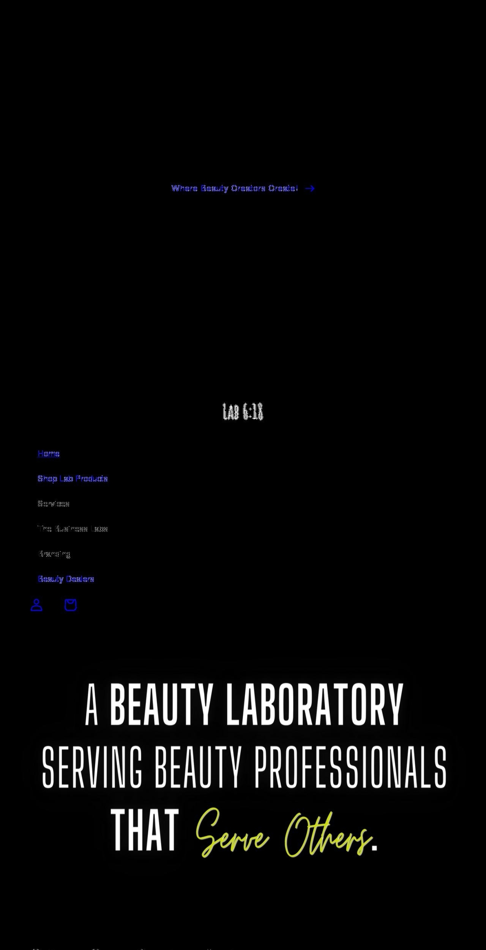 lab618beauty.com shopify website screenshot