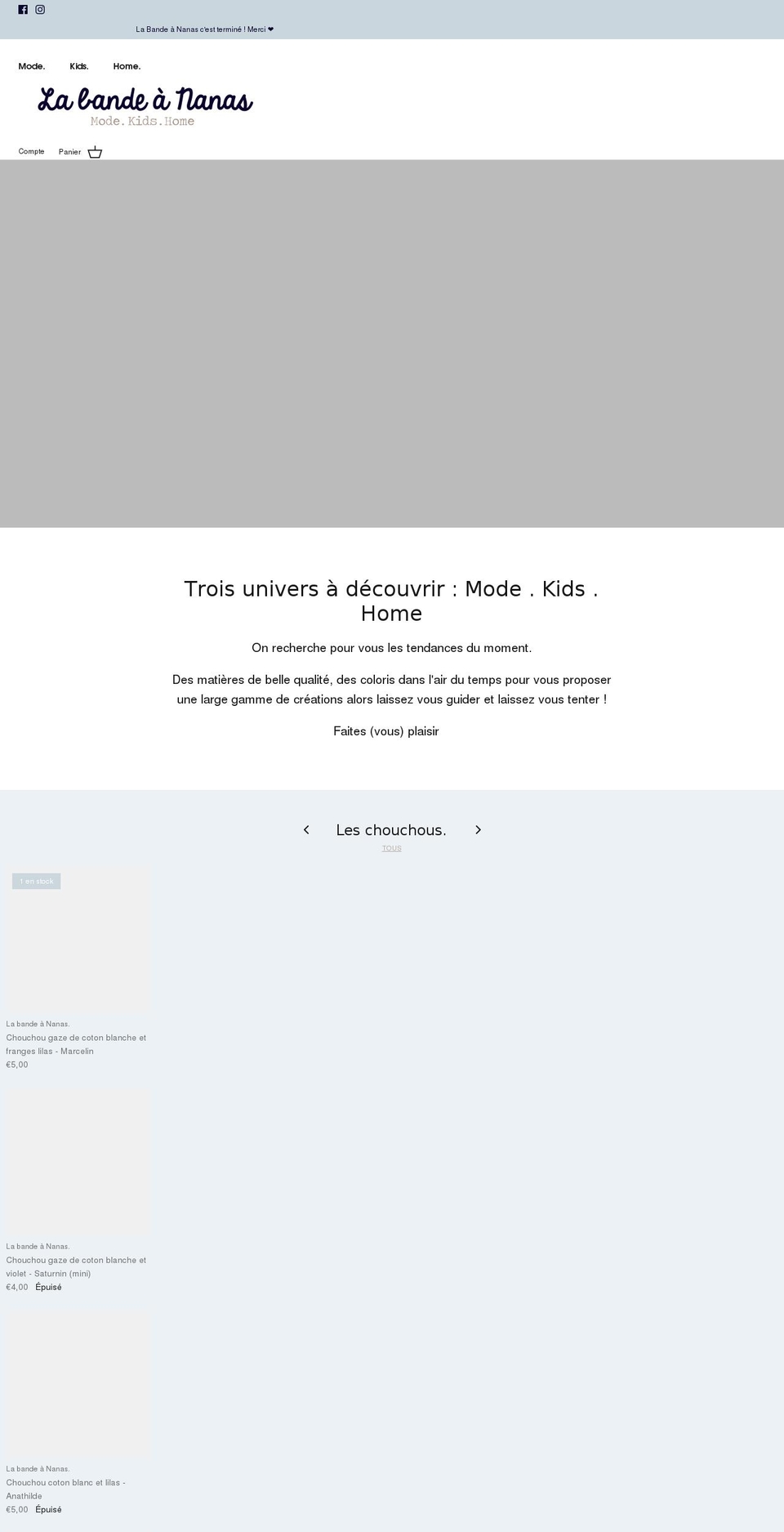 labandeananas.net shopify website screenshot