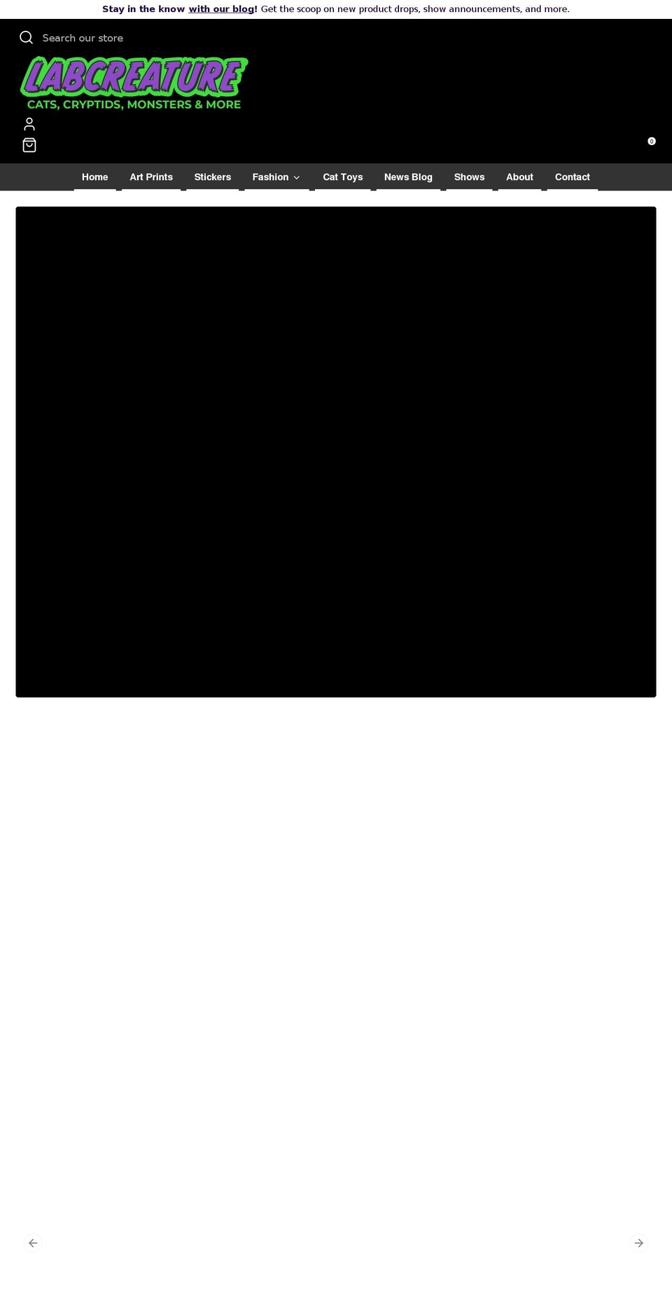 labcreature.com shopify website screenshot
