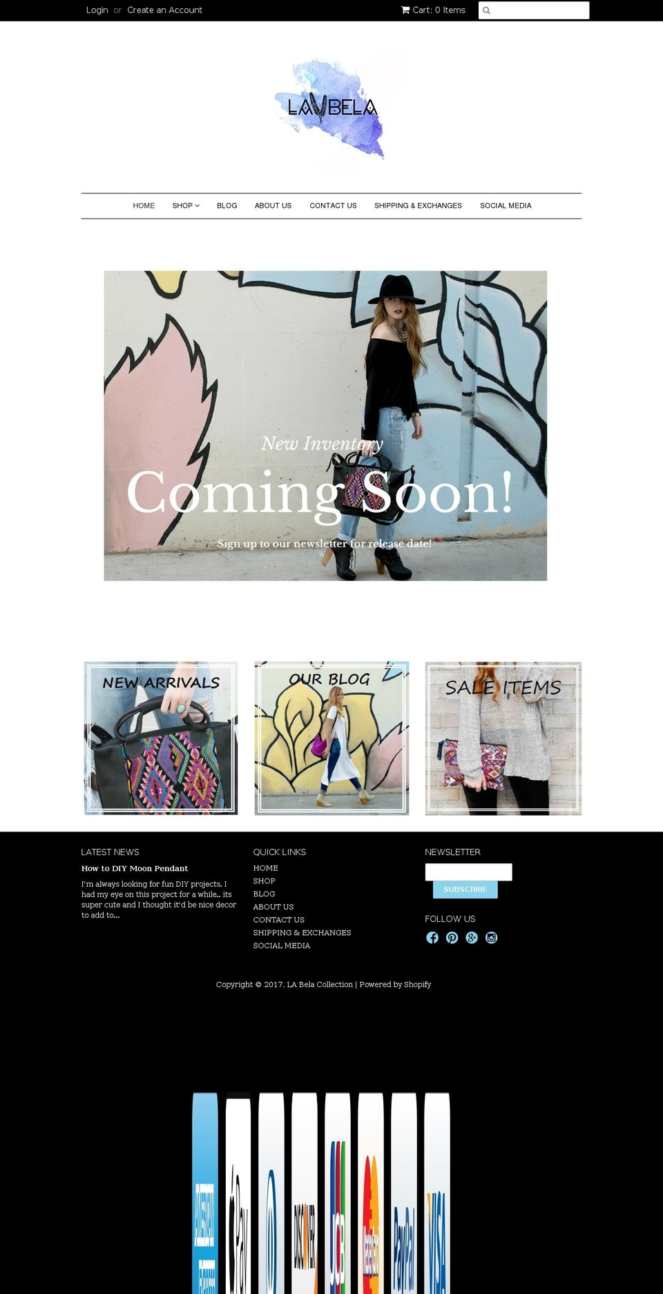 labelacollection.com shopify website screenshot