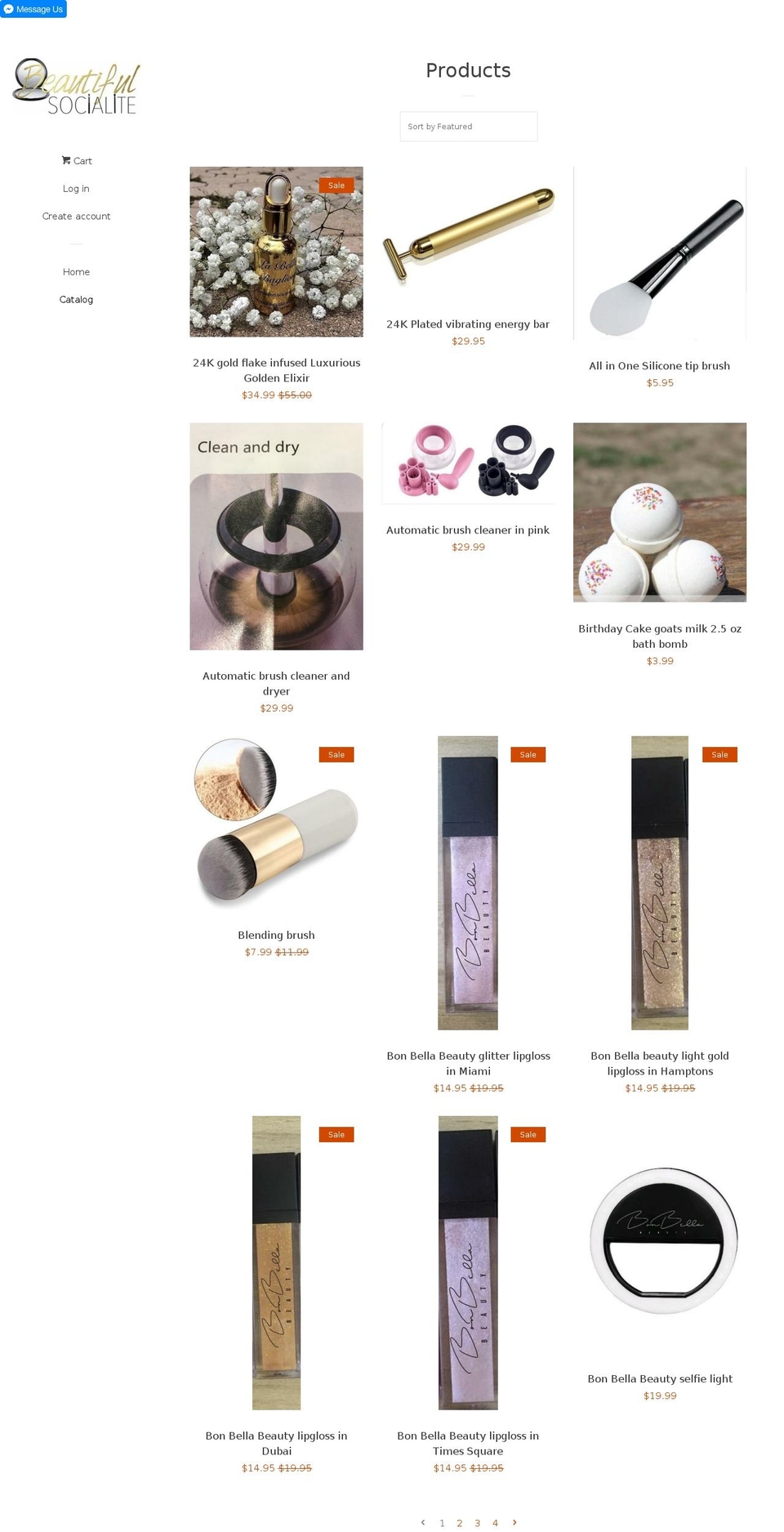 labellabagliore.com — Shopify storefront screenshot