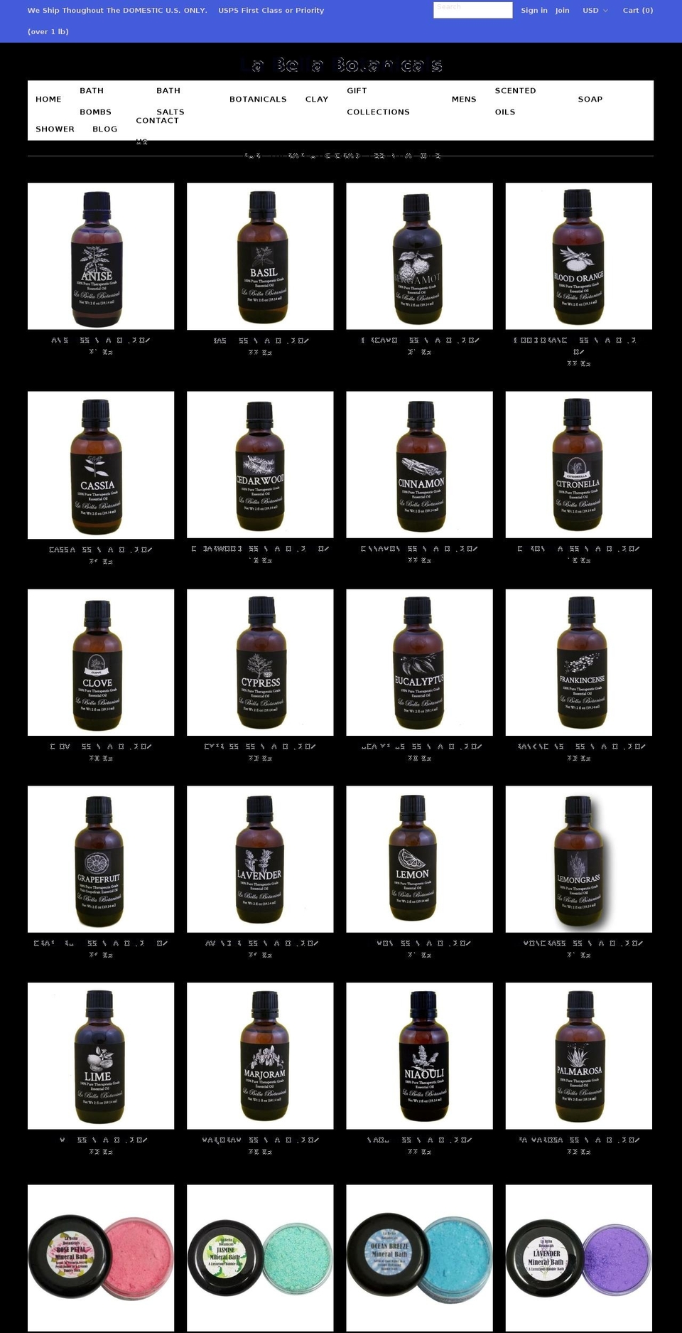 labellabotanicals.com shopify website screenshot