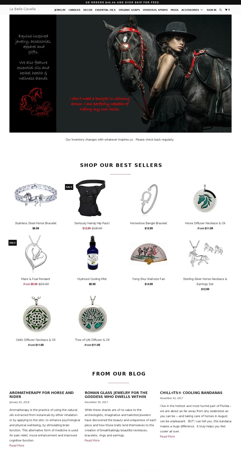 labellacavalla.com — Shopify storefront screenshot