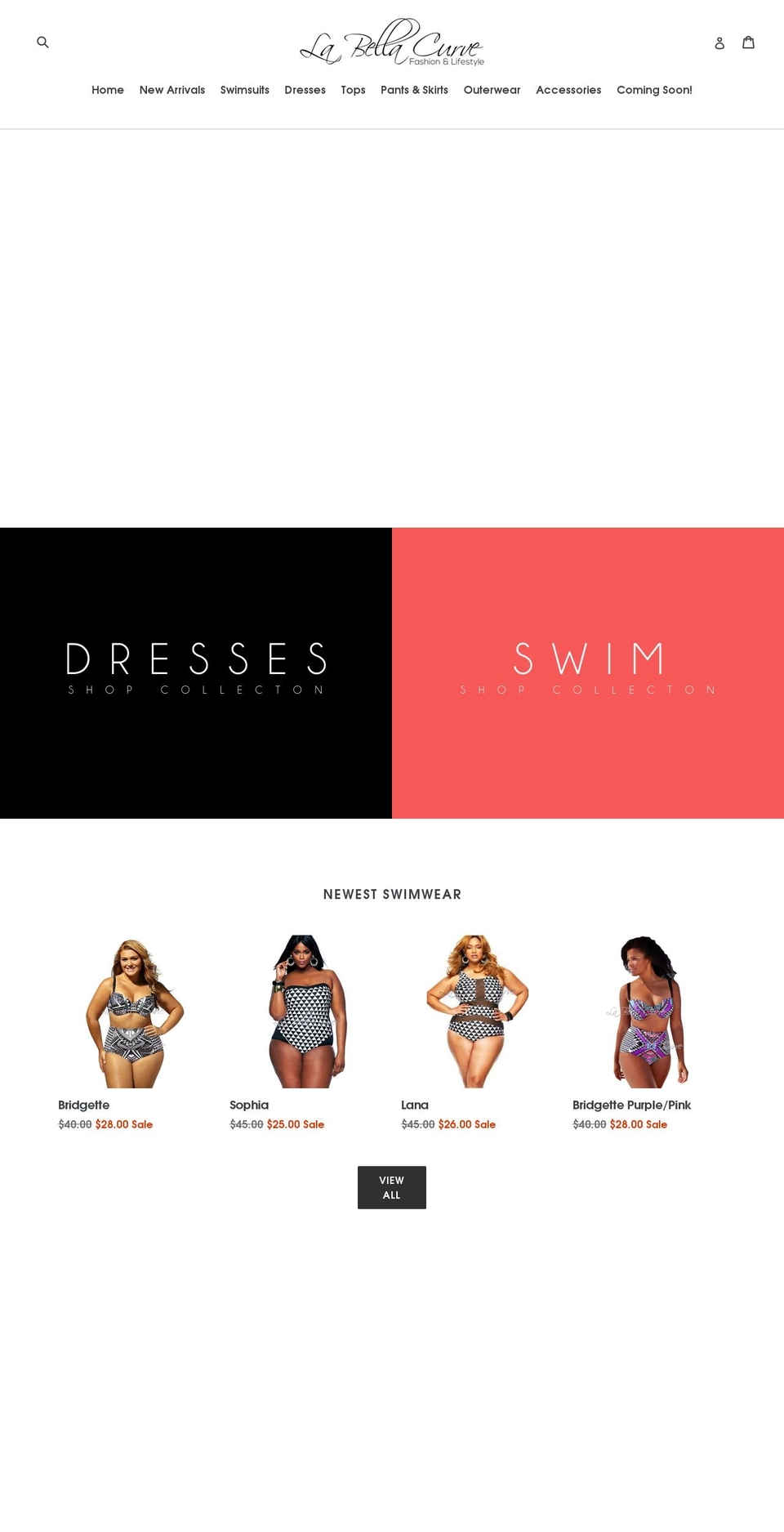 labellacurve.com shopify website screenshot