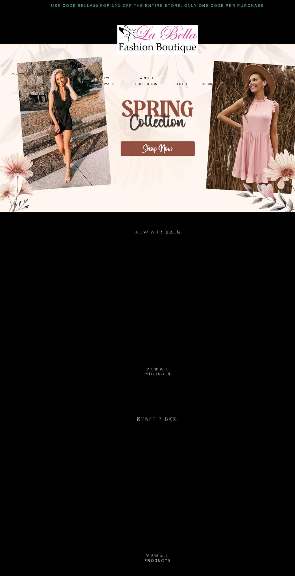 labellafb.com shopify website screenshot