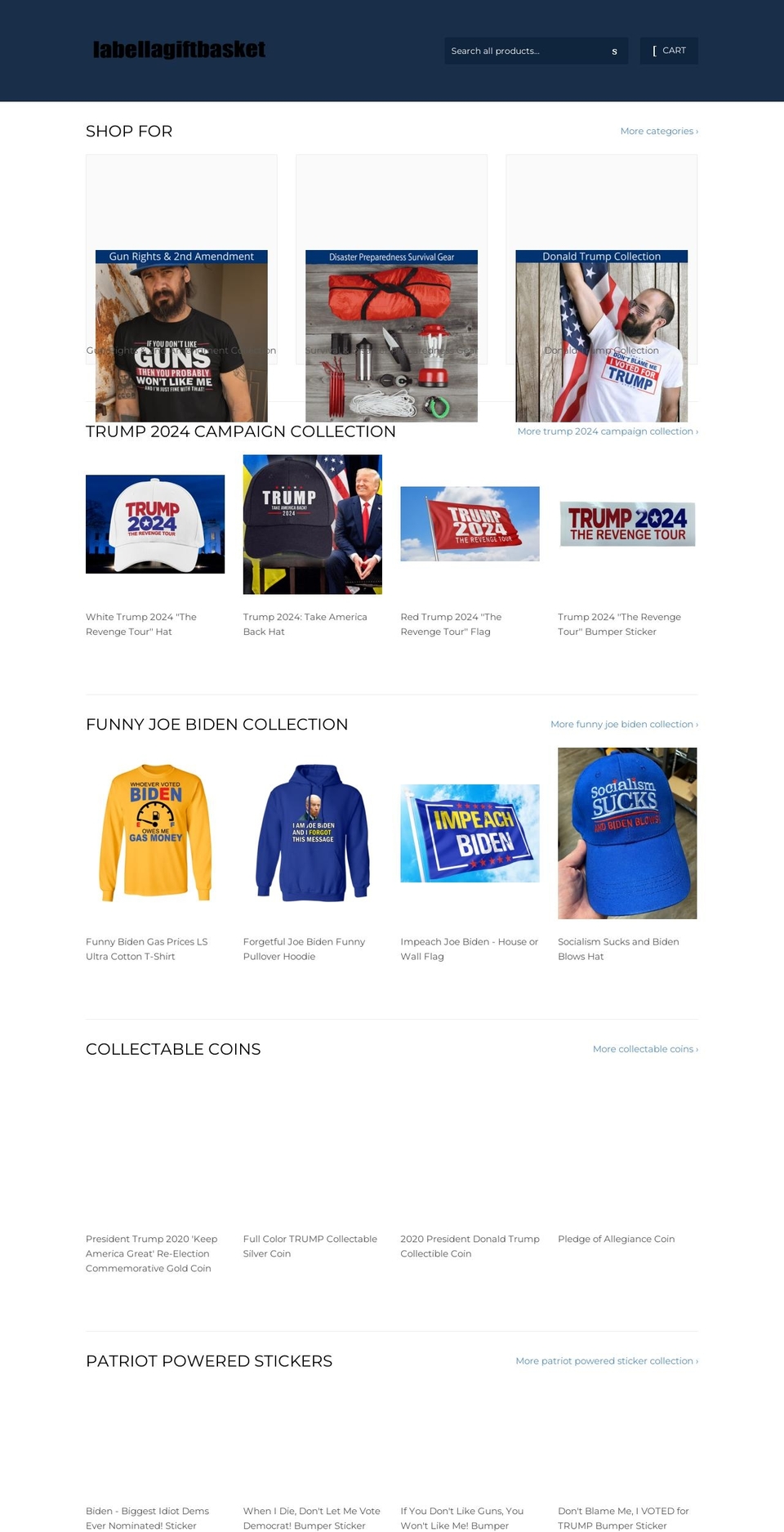 labellagiftbasket.com shopify website screenshot