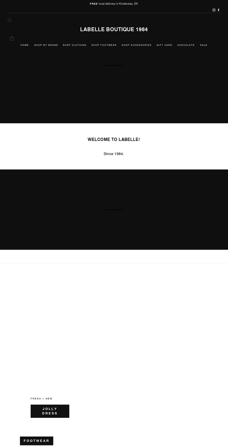 labelleboutique1984.com shopify website screenshot