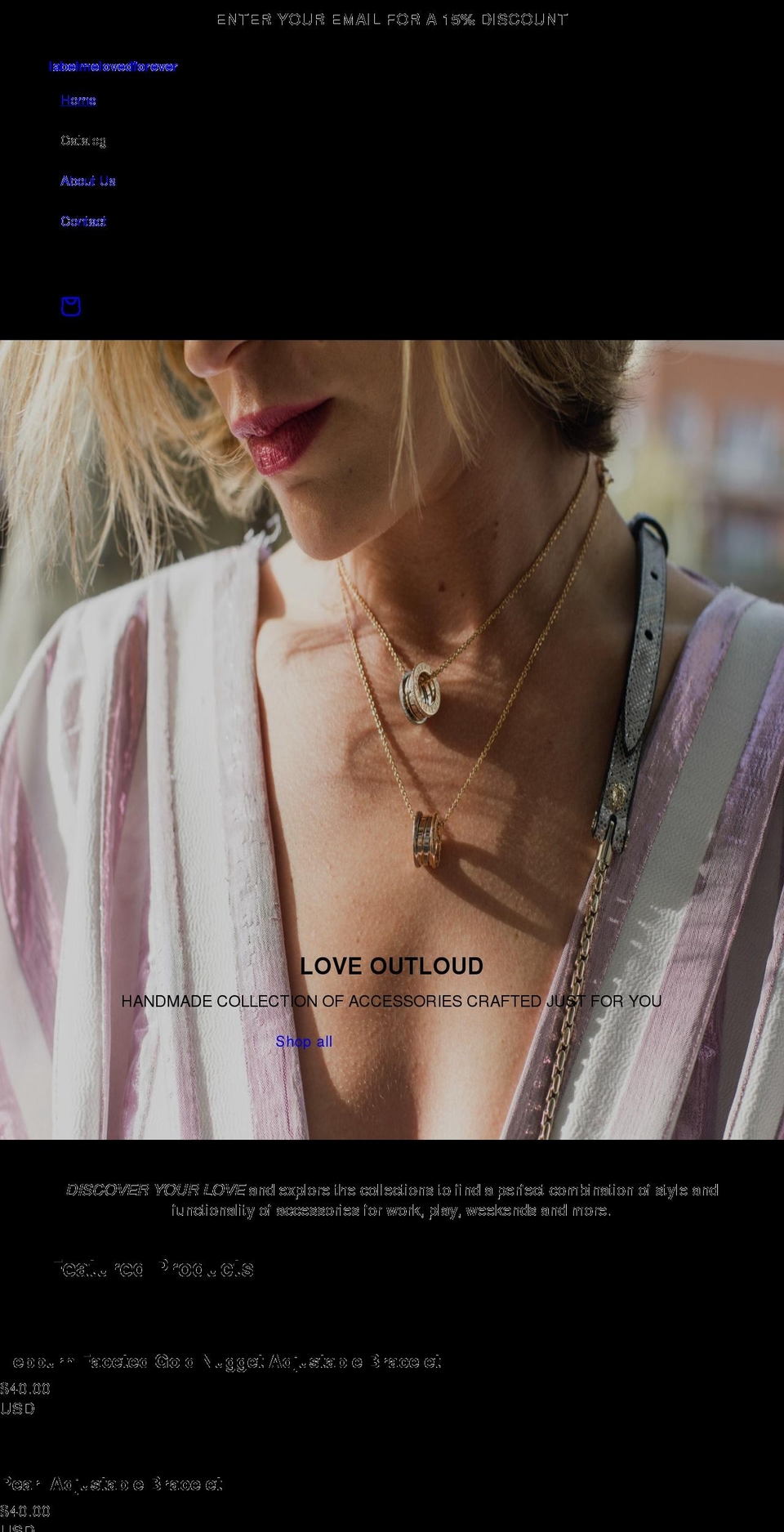 labelmeloved.com shopify website screenshot