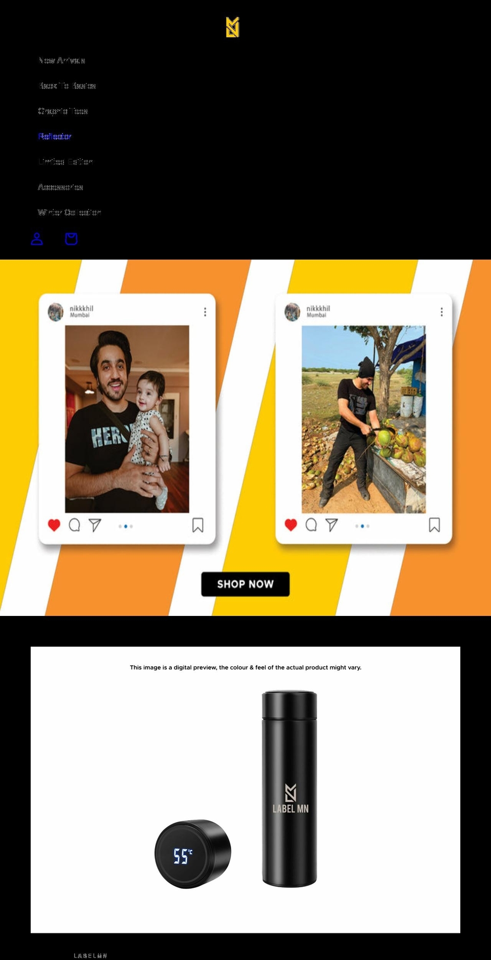 labelmn.com — Shopify storefront screenshot