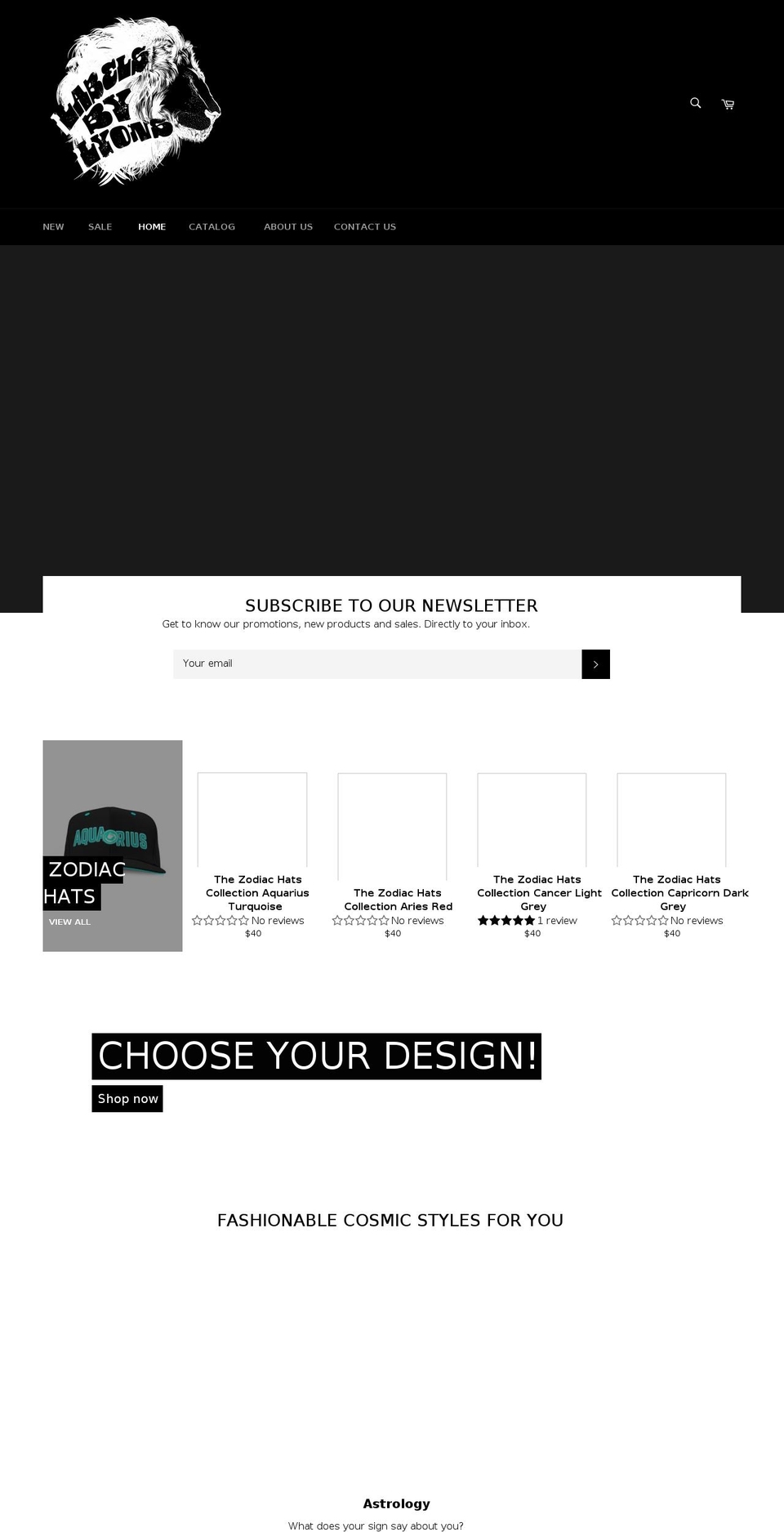 labelsbylyons.com shopify website screenshot