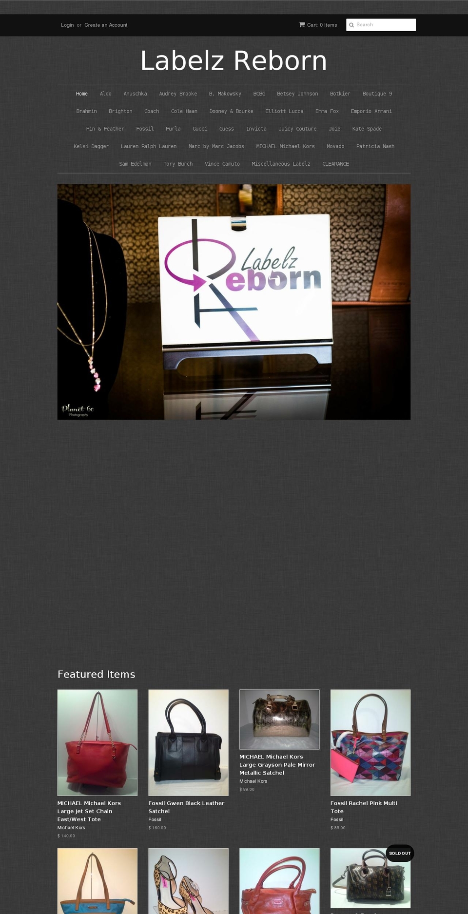 labelzreborn.com shopify website screenshot