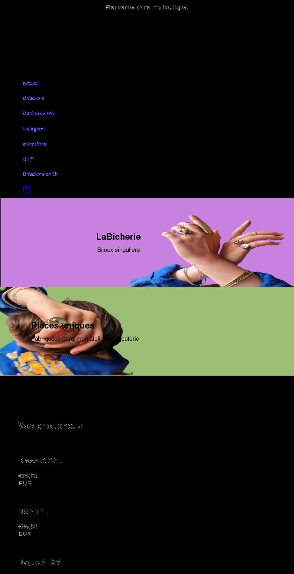 labicherie.com shopify website screenshot