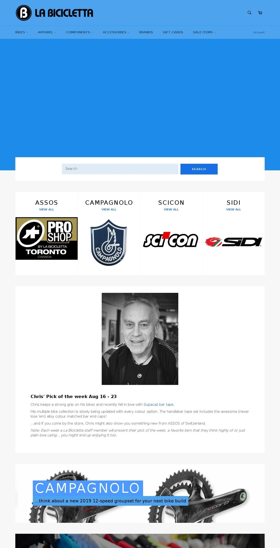 labicicletta.com — Shopify storefront screenshot