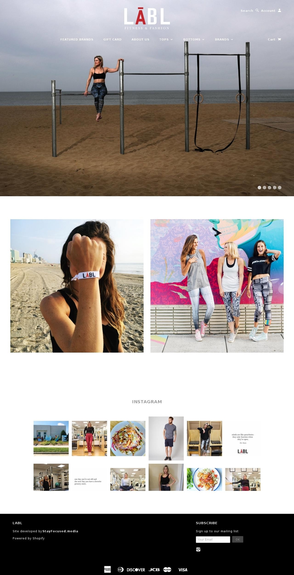 lablvb.com — Shopify storefront screenshot