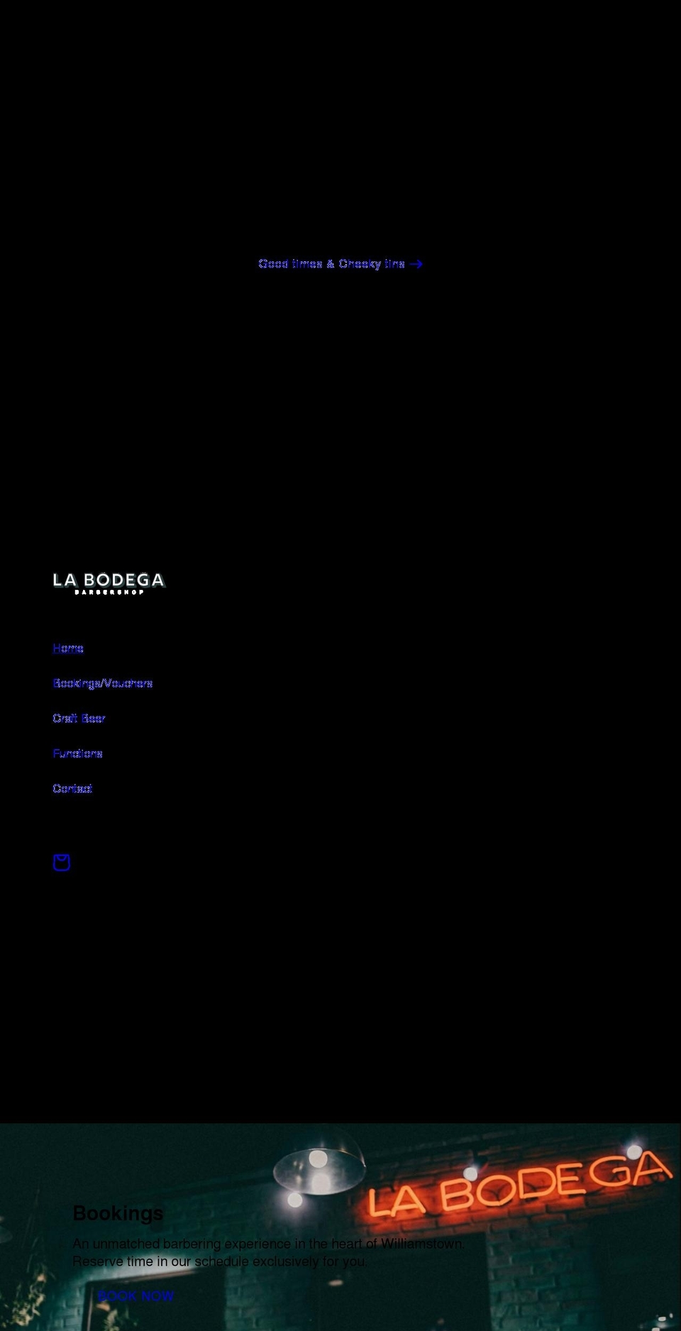 labodegabarbers.com shopify website screenshot