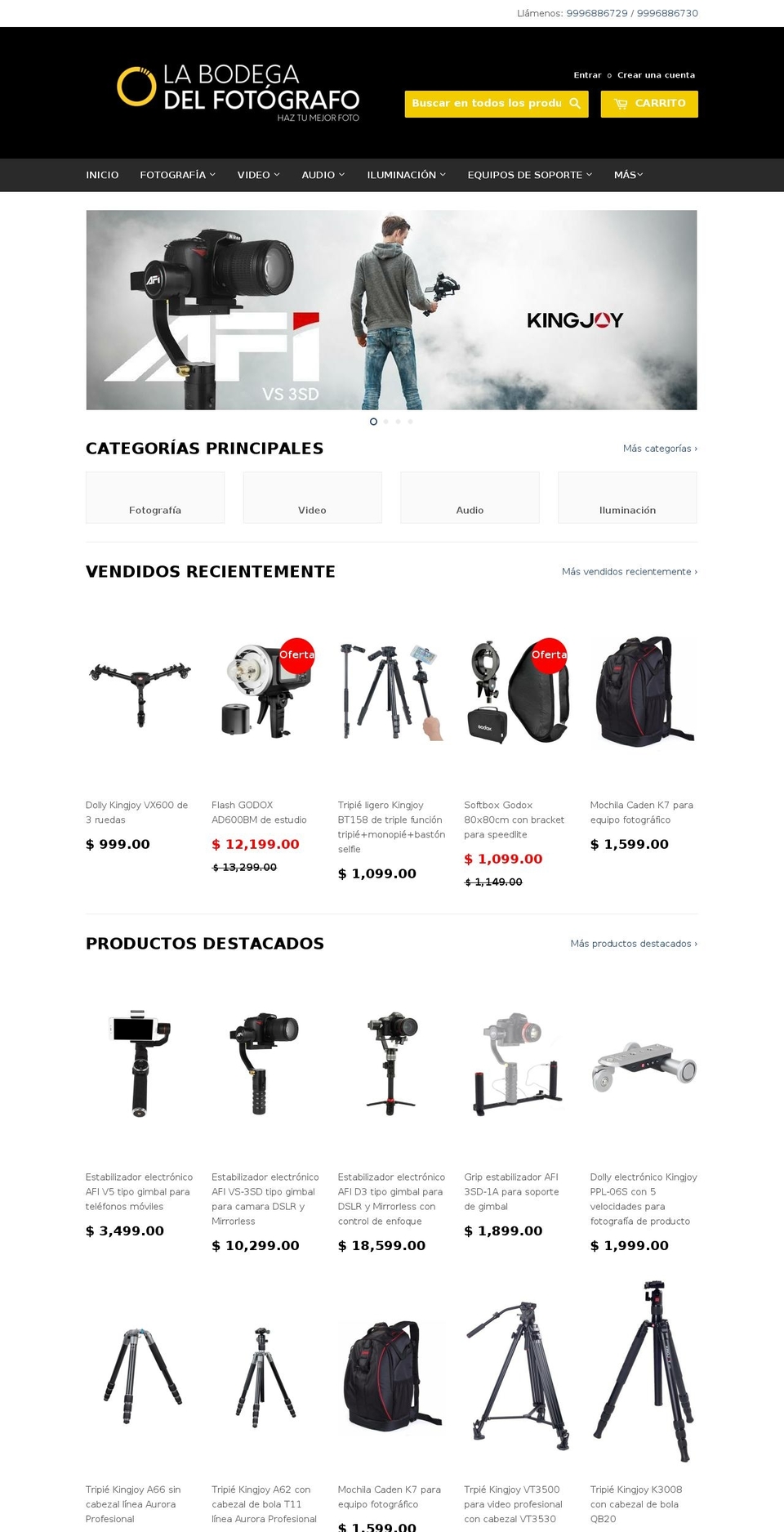 labodegadelfotografo.com shopify website screenshot