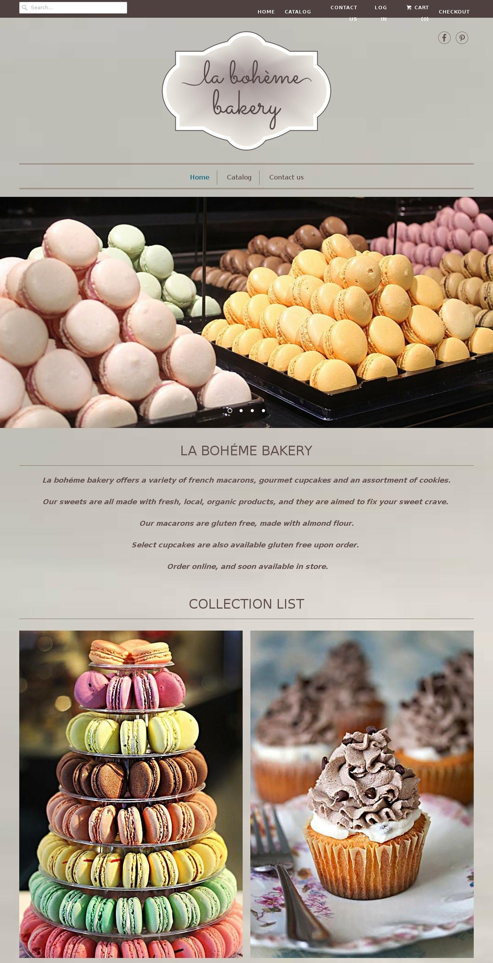 labohemebakery.com — Shopify storefront screenshot