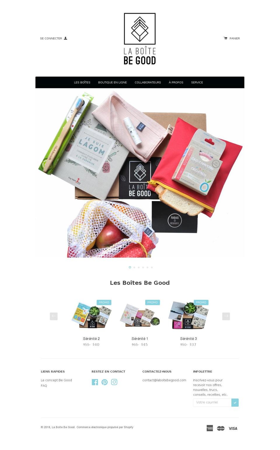laboitebegood.ca shopify website screenshot