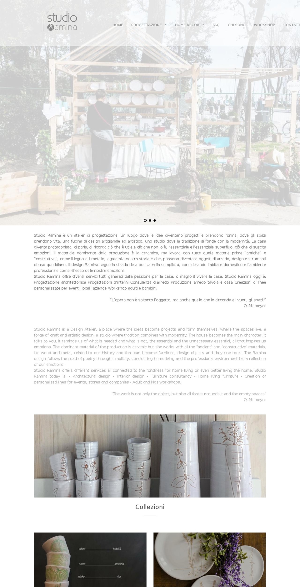 laboratorioramina.com shopify website screenshot
